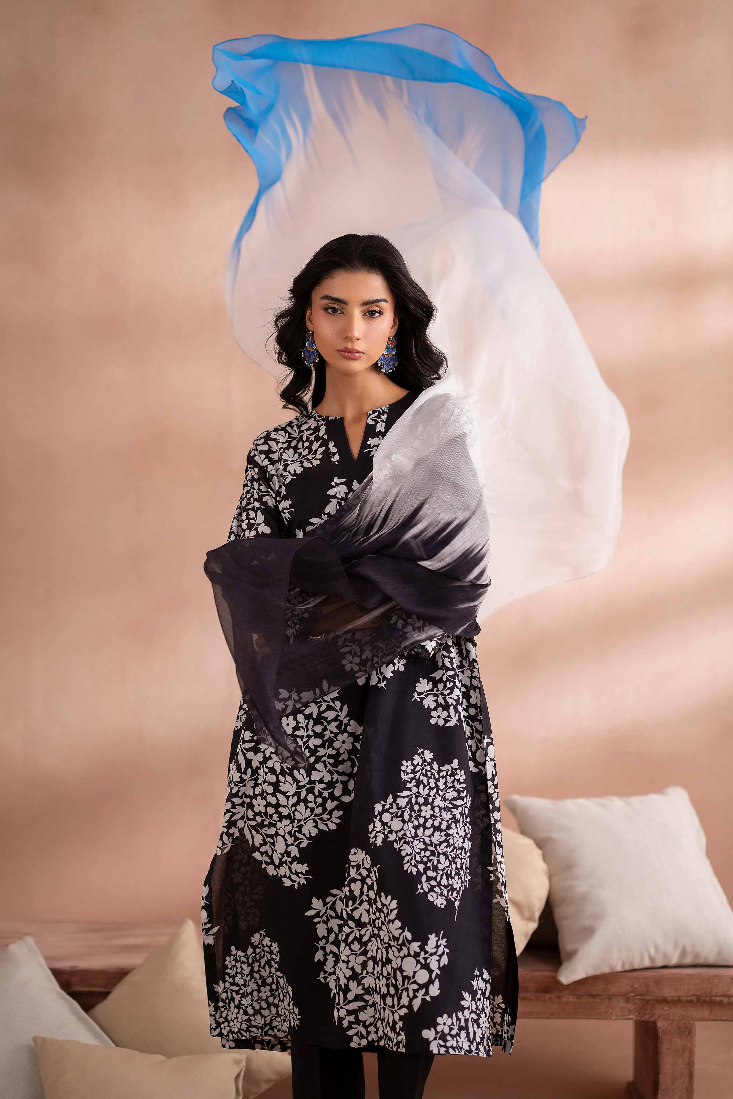 3 Piece - Printed Suit - PS25-251 - Image 7