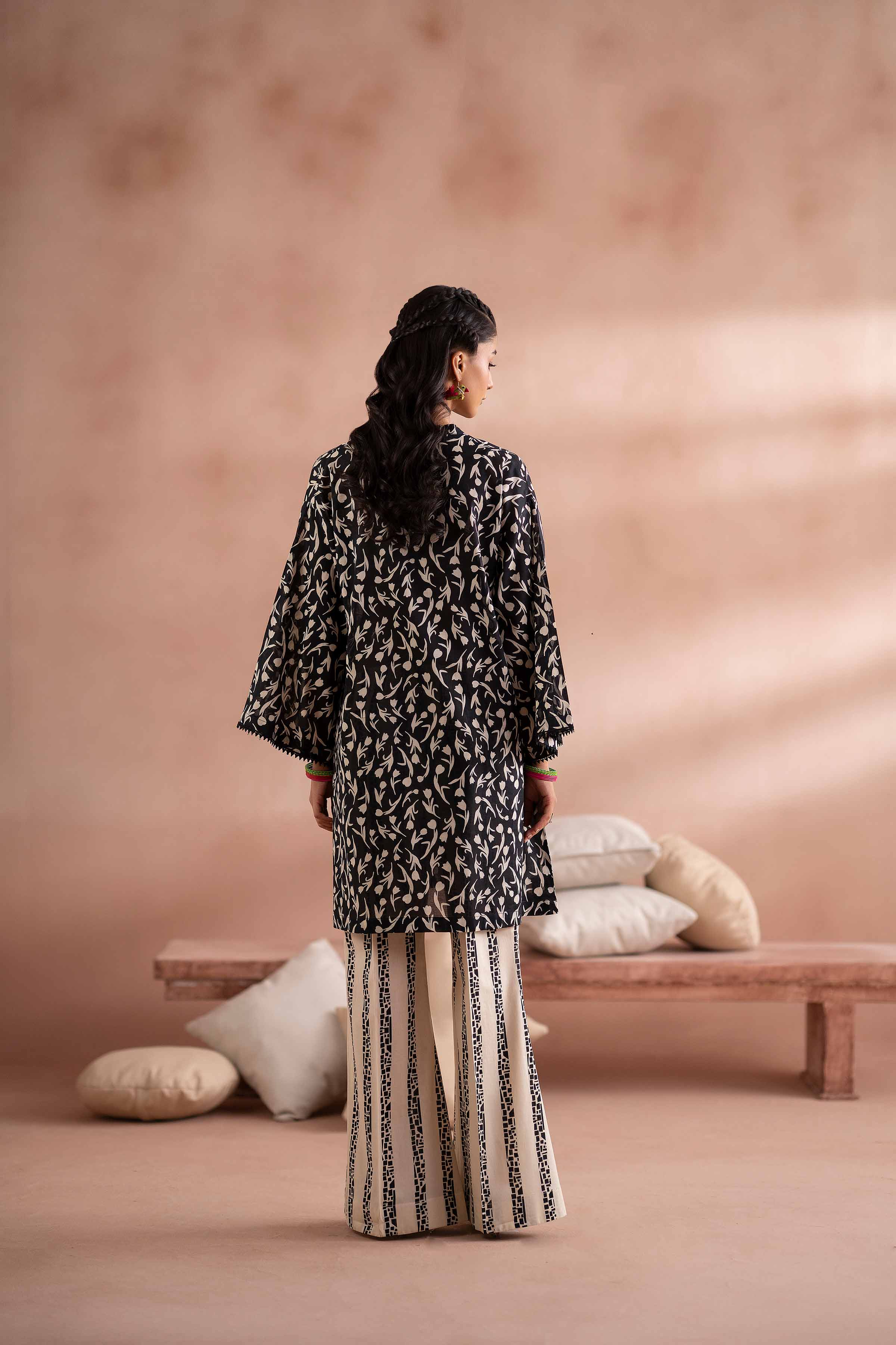 2 Piece - Printed Suit - PS25-252 - Image 3