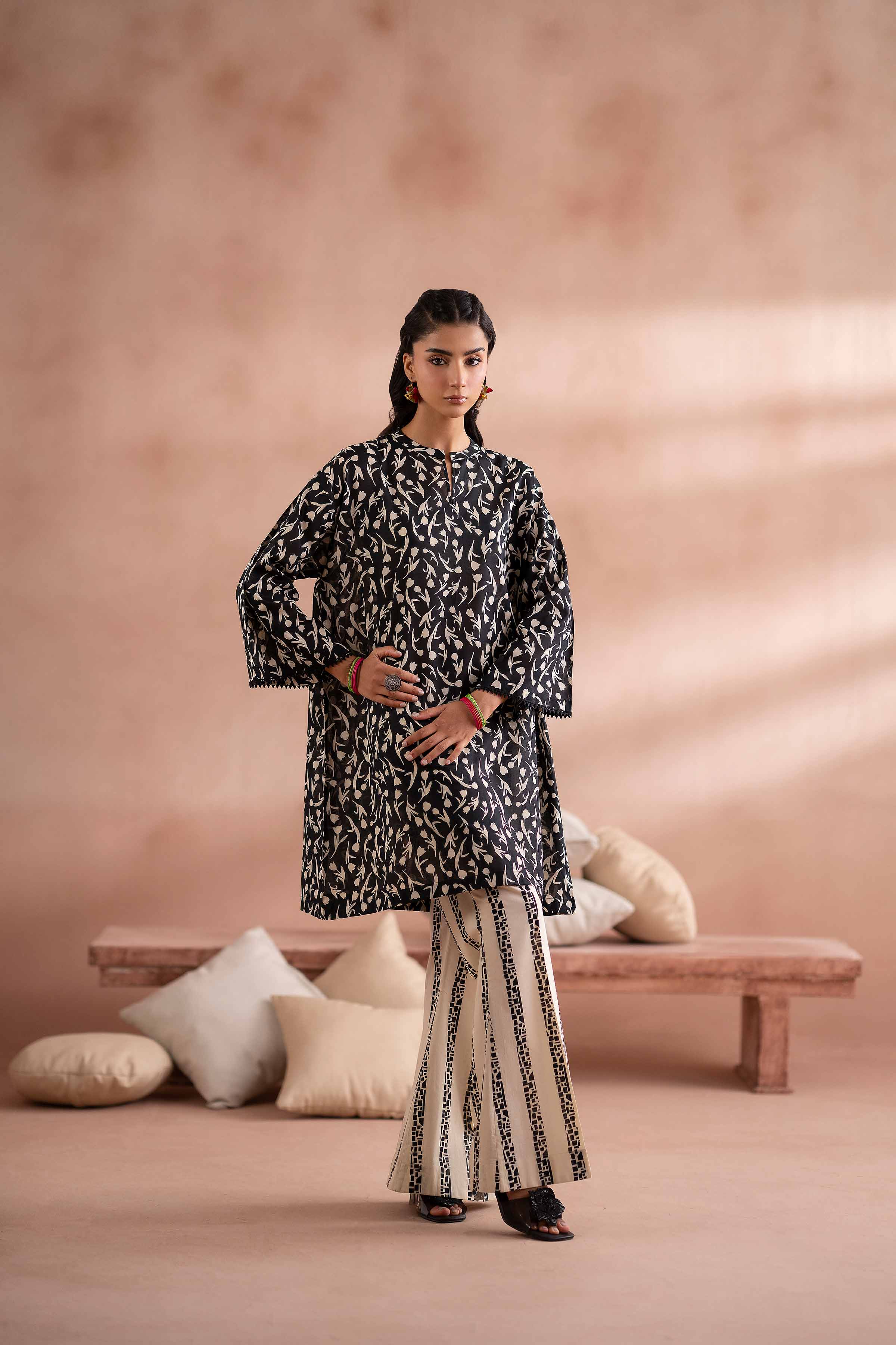 2 Piece - Printed Suit - PS25-252 - Image 4