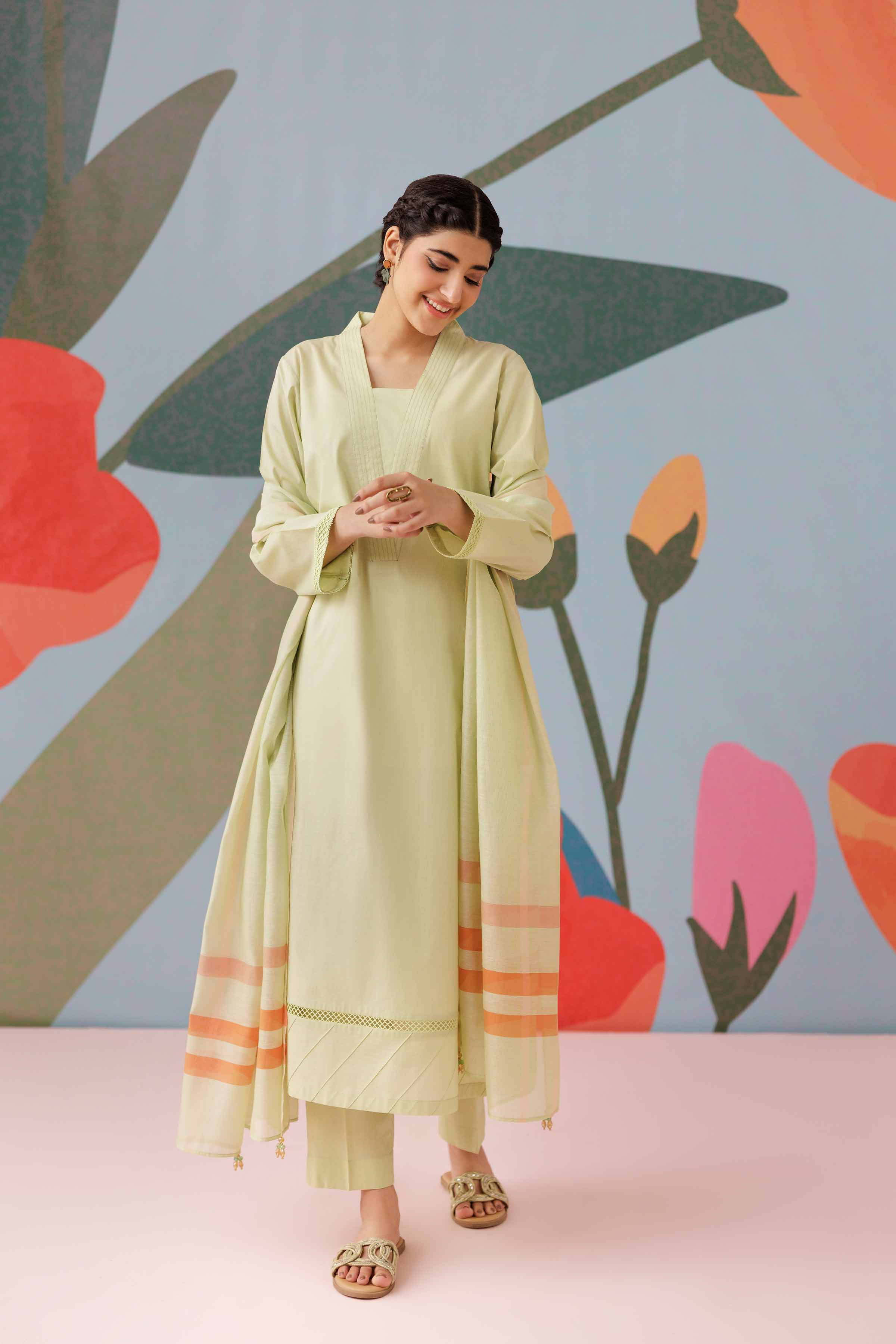3 Piece - Embroidered Suit - PS25-259 - Image 13