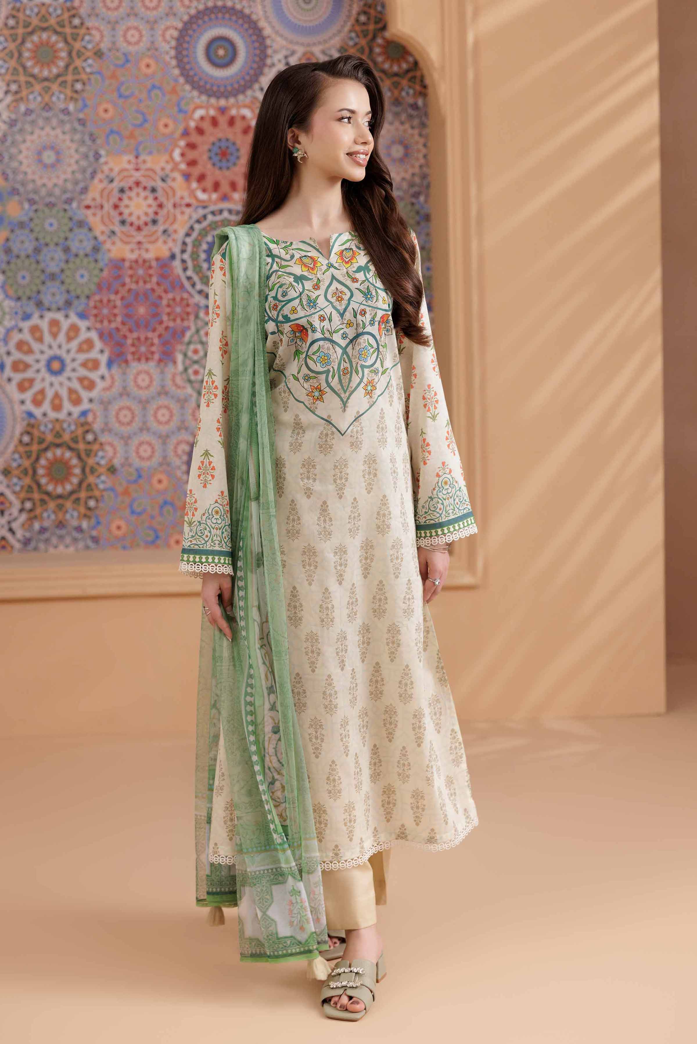 3 Piece - Printed Suit - PS25-273 - Image 2