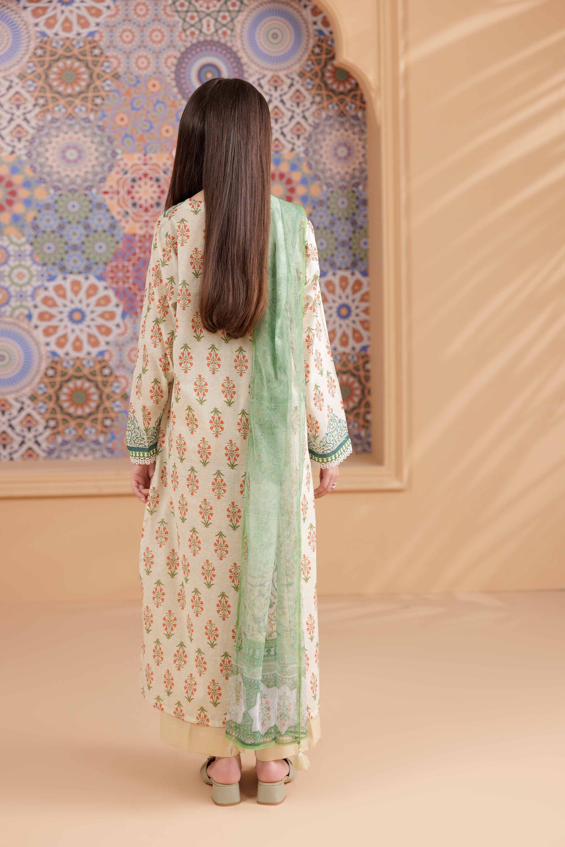 3 Piece - Printed Suit - PS25-273 - Image 3