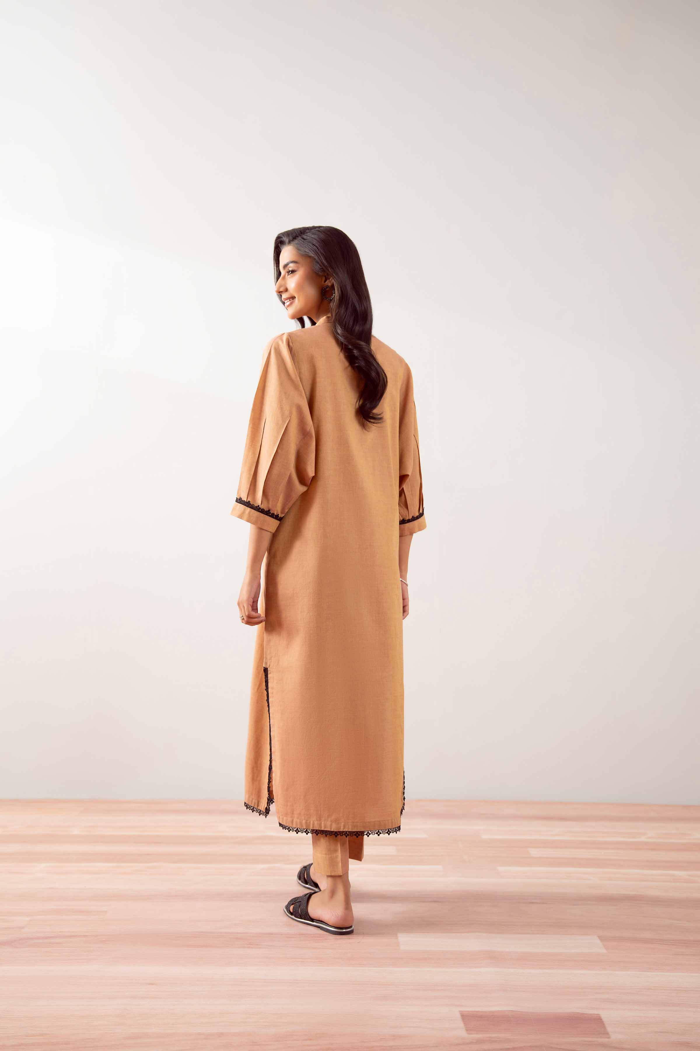 2 Piece - Embroidered Suit - PS25-81 - Image 3