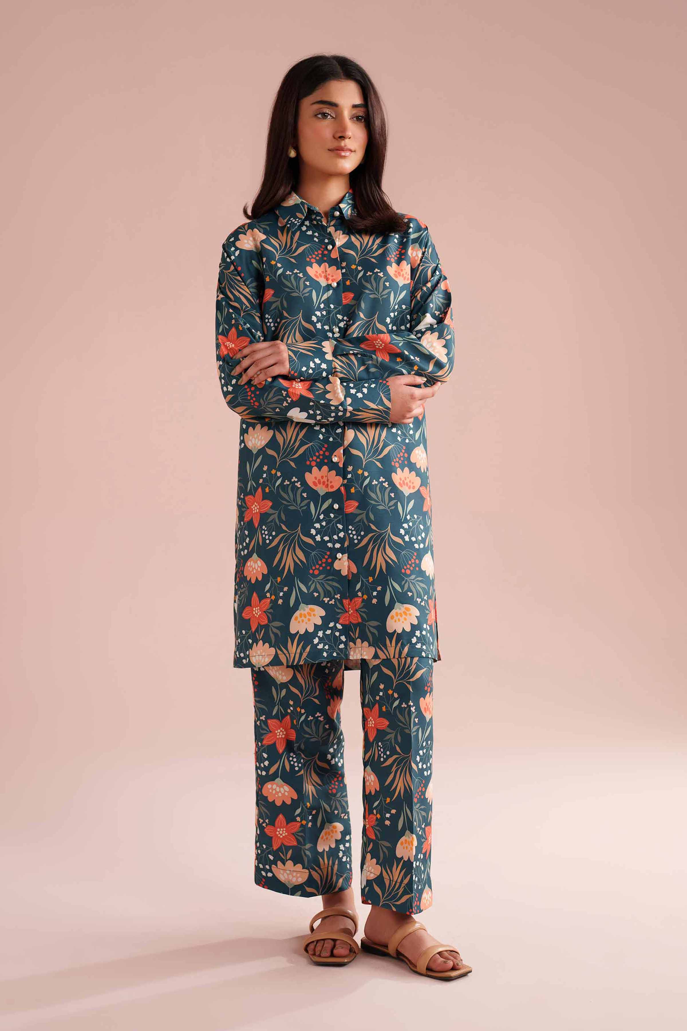 2 Piece - Printed Suit - PS26-74