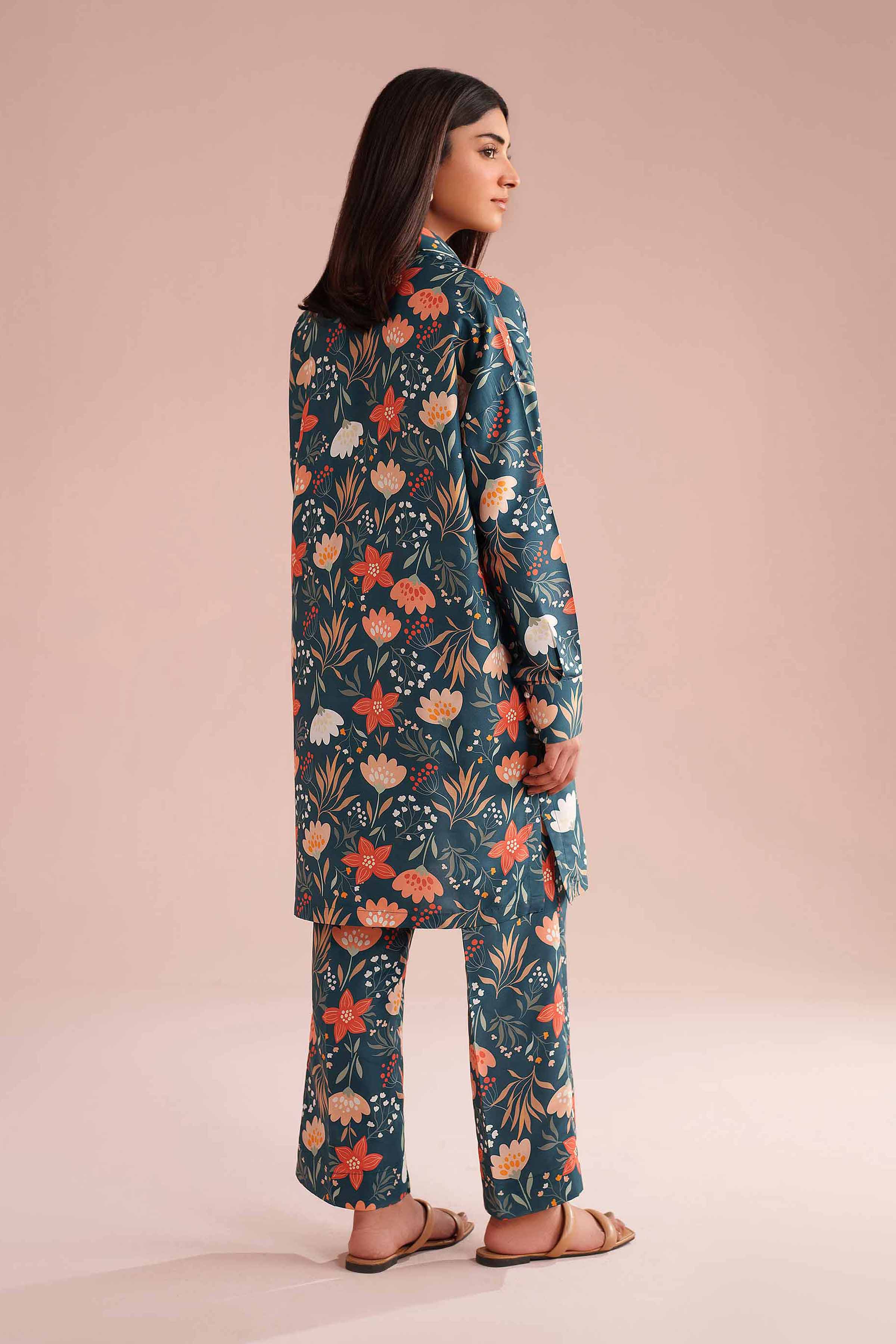 2 Piece - Printed Suit - PS26-74 - Image 3