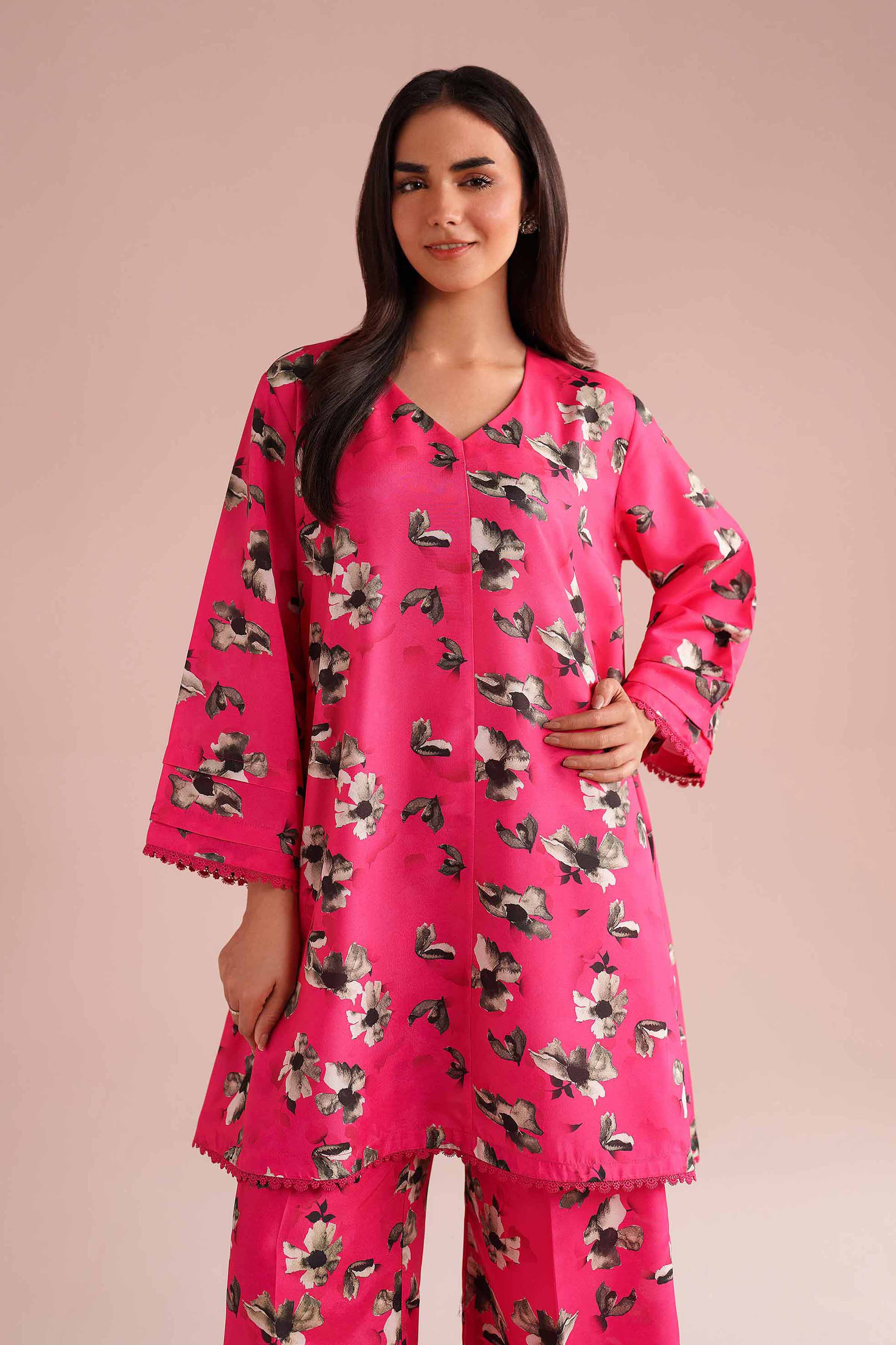 2 Piece - Printed Suit - PS26-75 - Image 2