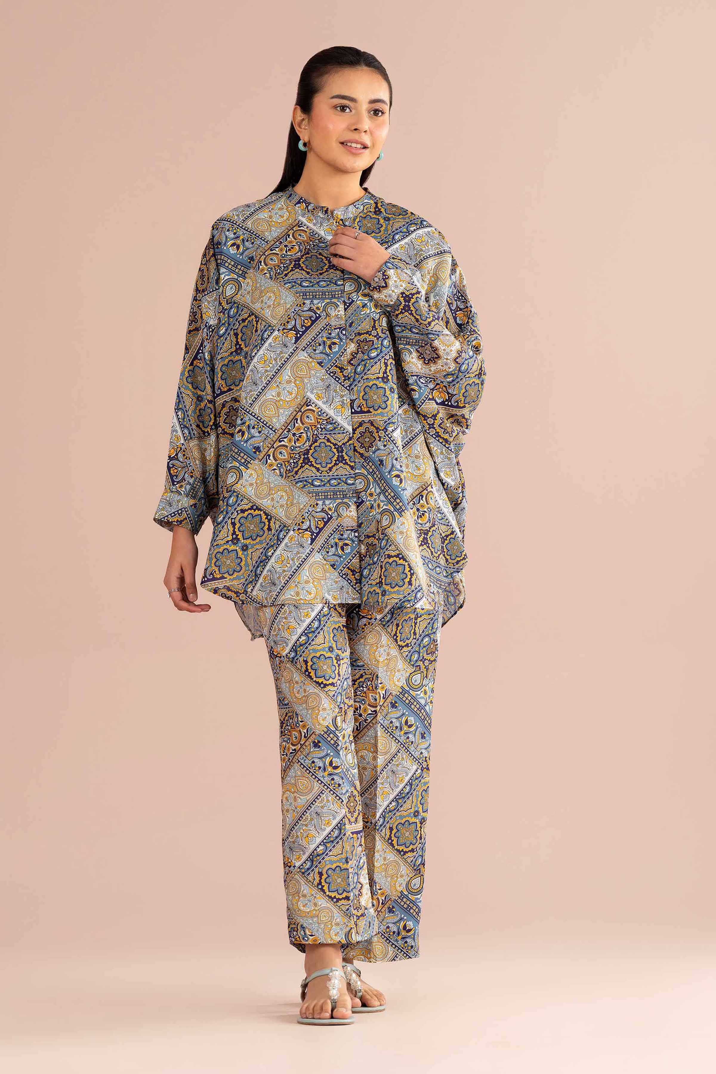 2 Piece - Printed Suit - PS26-77 - Image 2