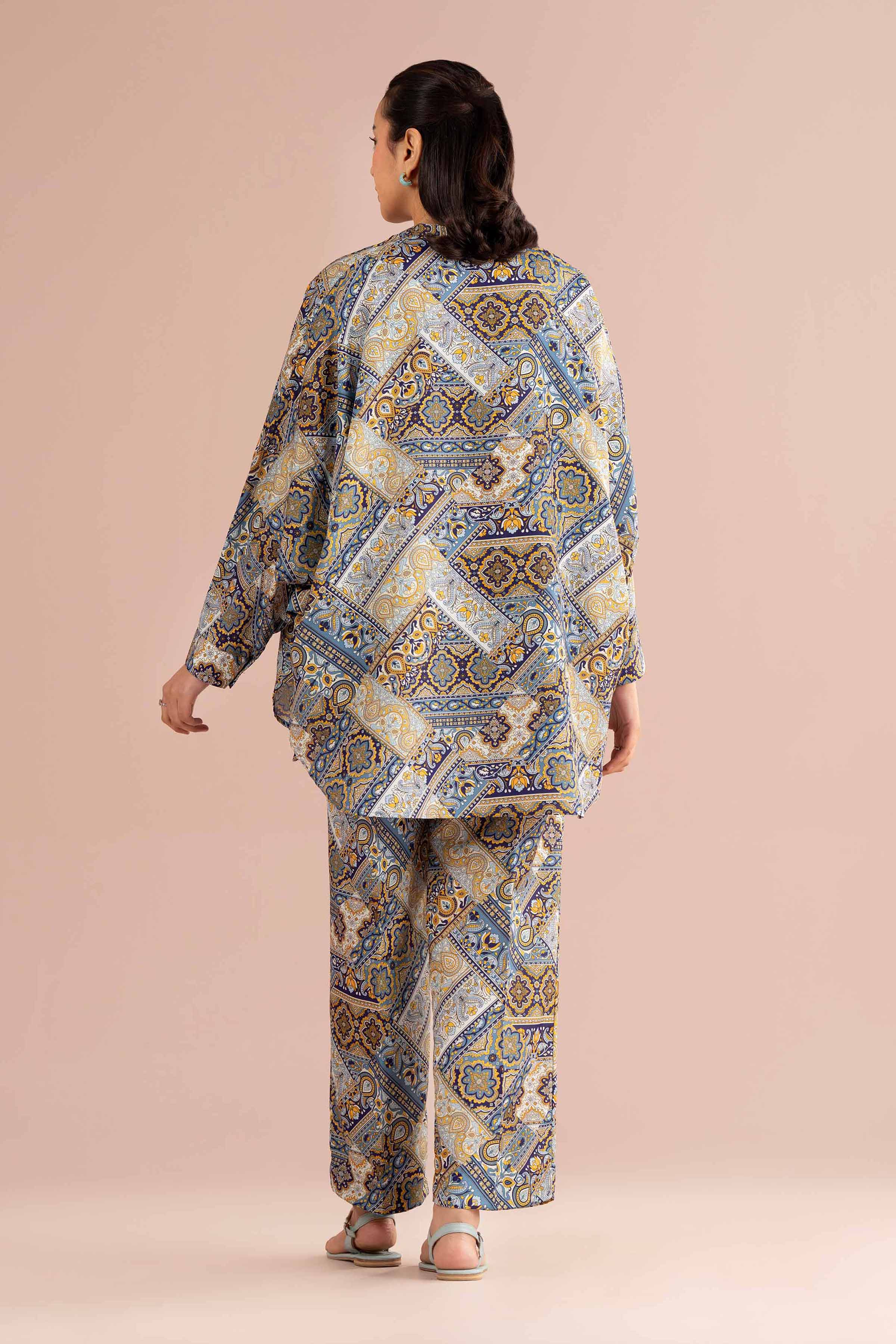 2 Piece - Printed Suit - PS26-77 - Image 3