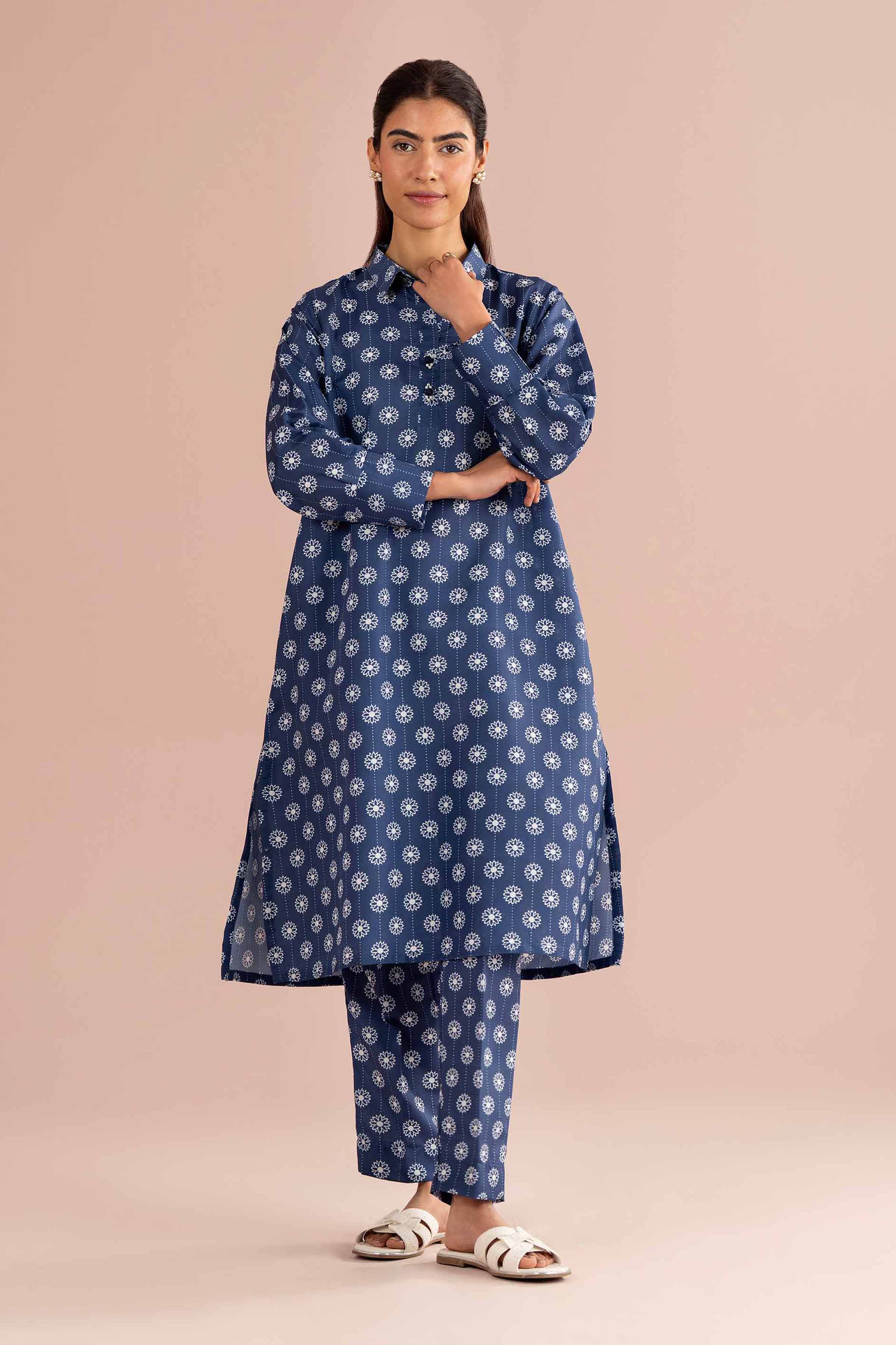 2 Piece - Printed Suit - PS26-82 - Image 3