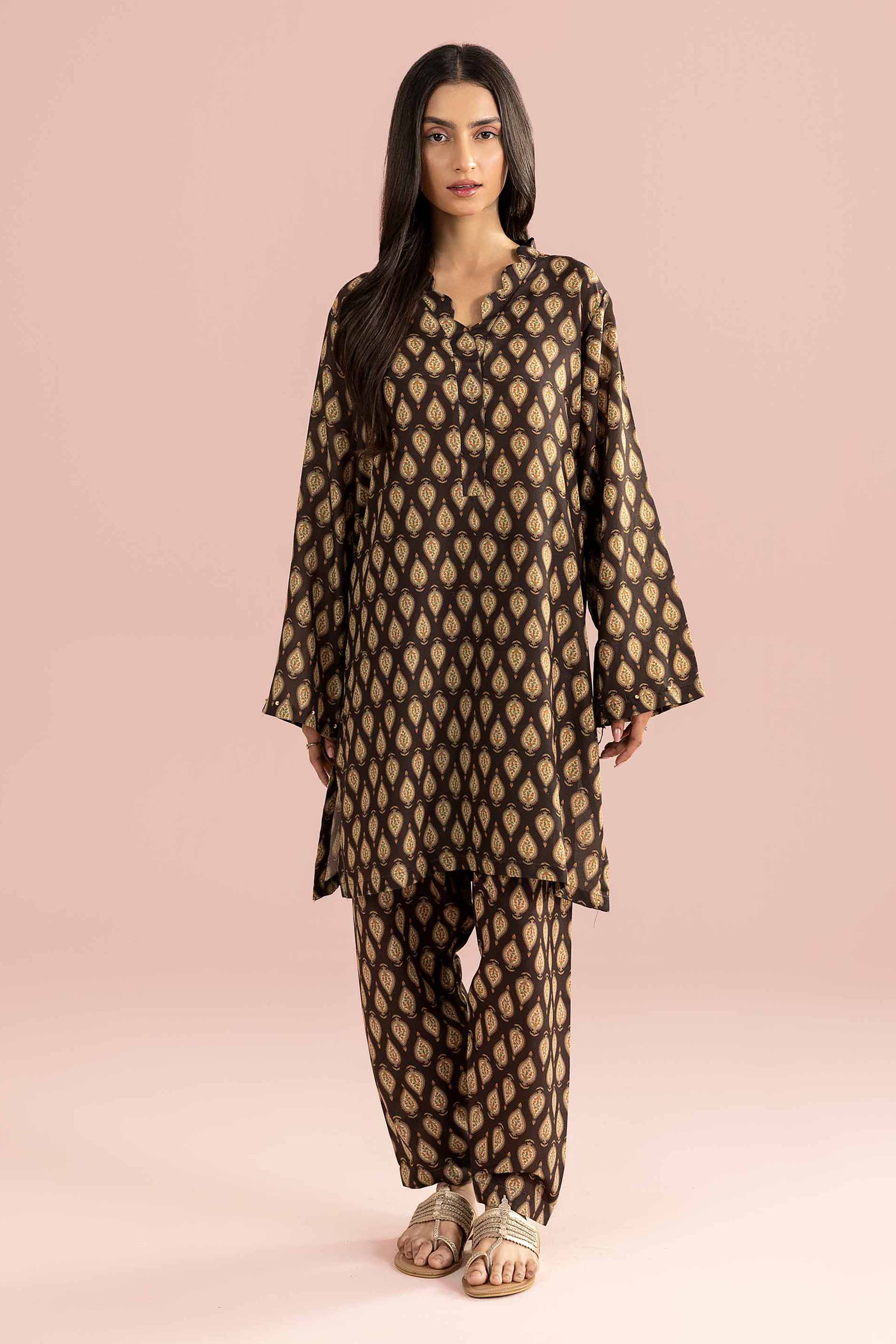 2 Piece - Printed Suit - PS26-94 - Image 3