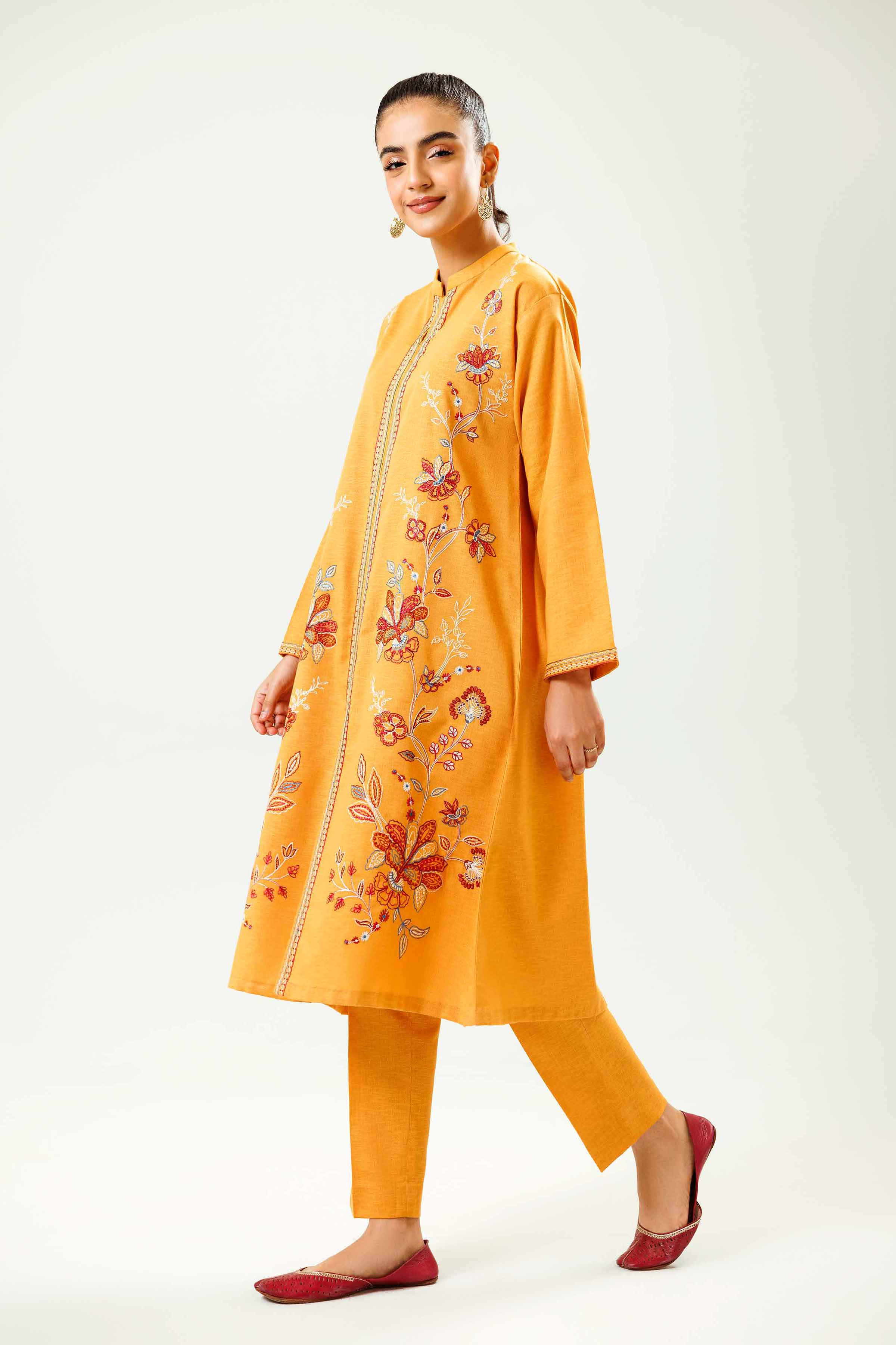 2 Piece - Embroidered Suit - PW24-115 - Image 2