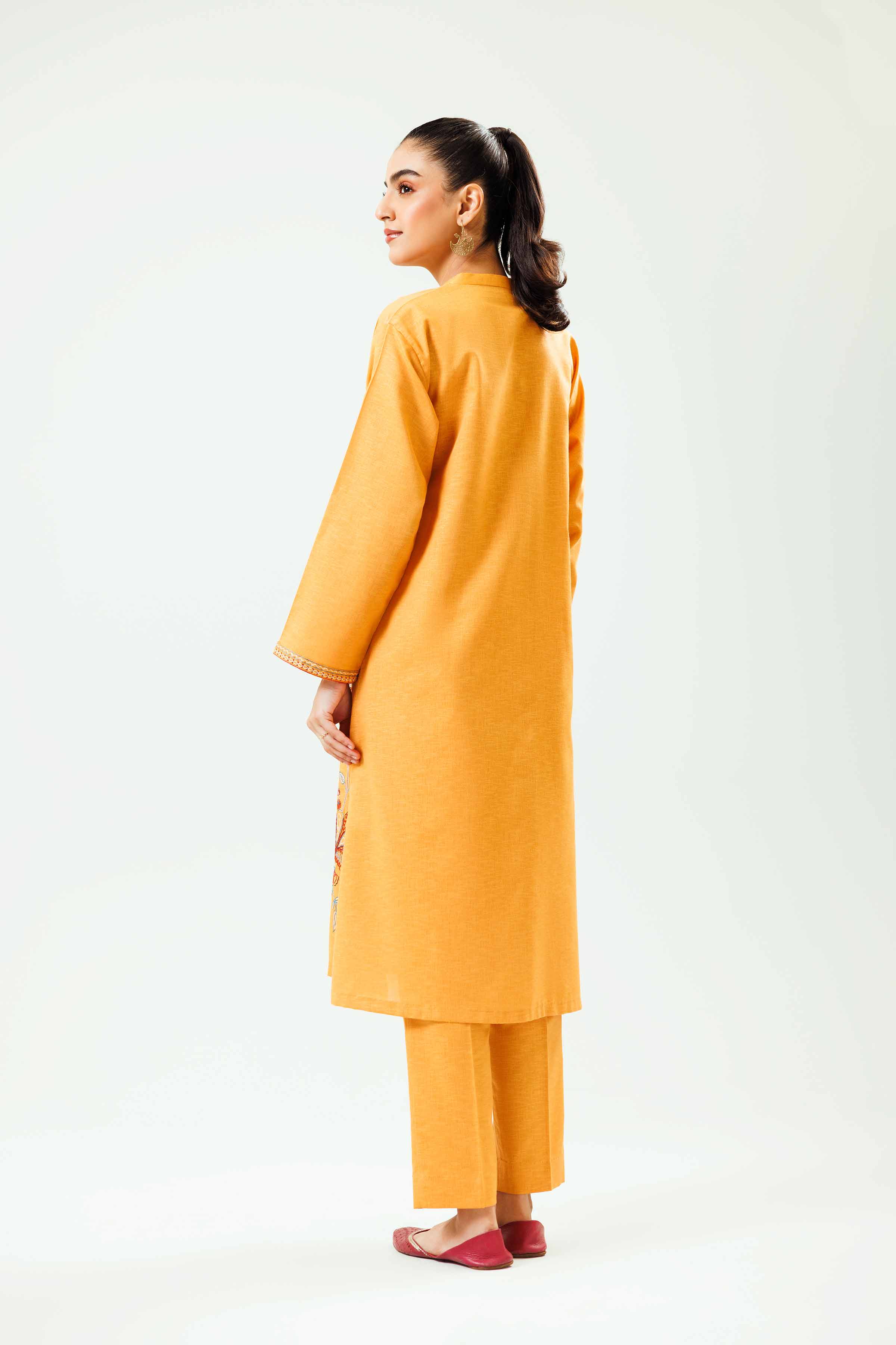2 Piece - Embroidered Suit - PW24-115 - Image 3