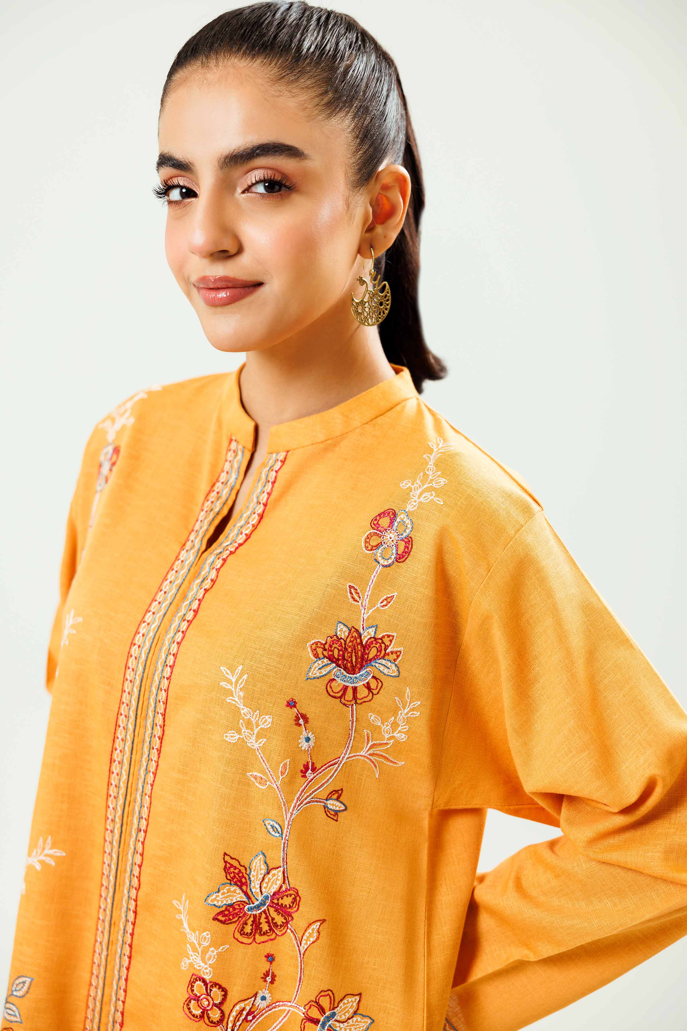 2 Piece - Embroidered Suit - PW24-115 - Image 5