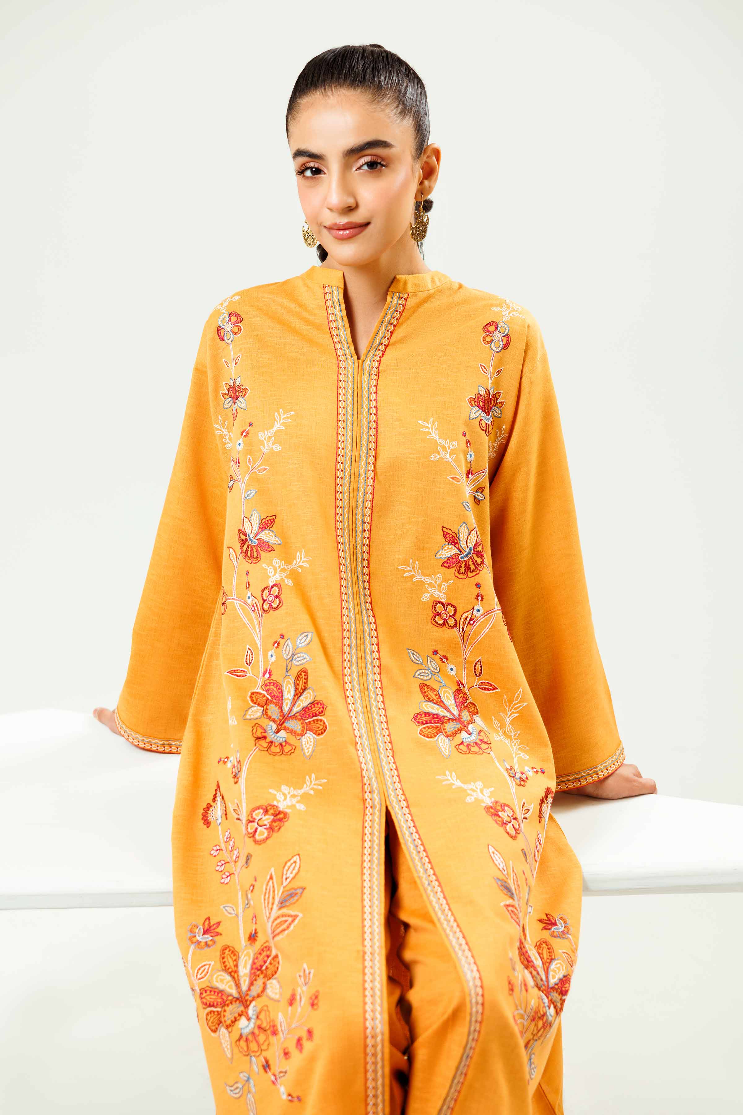 2 Piece - Embroidered Suit - PW24-115 - Image 6