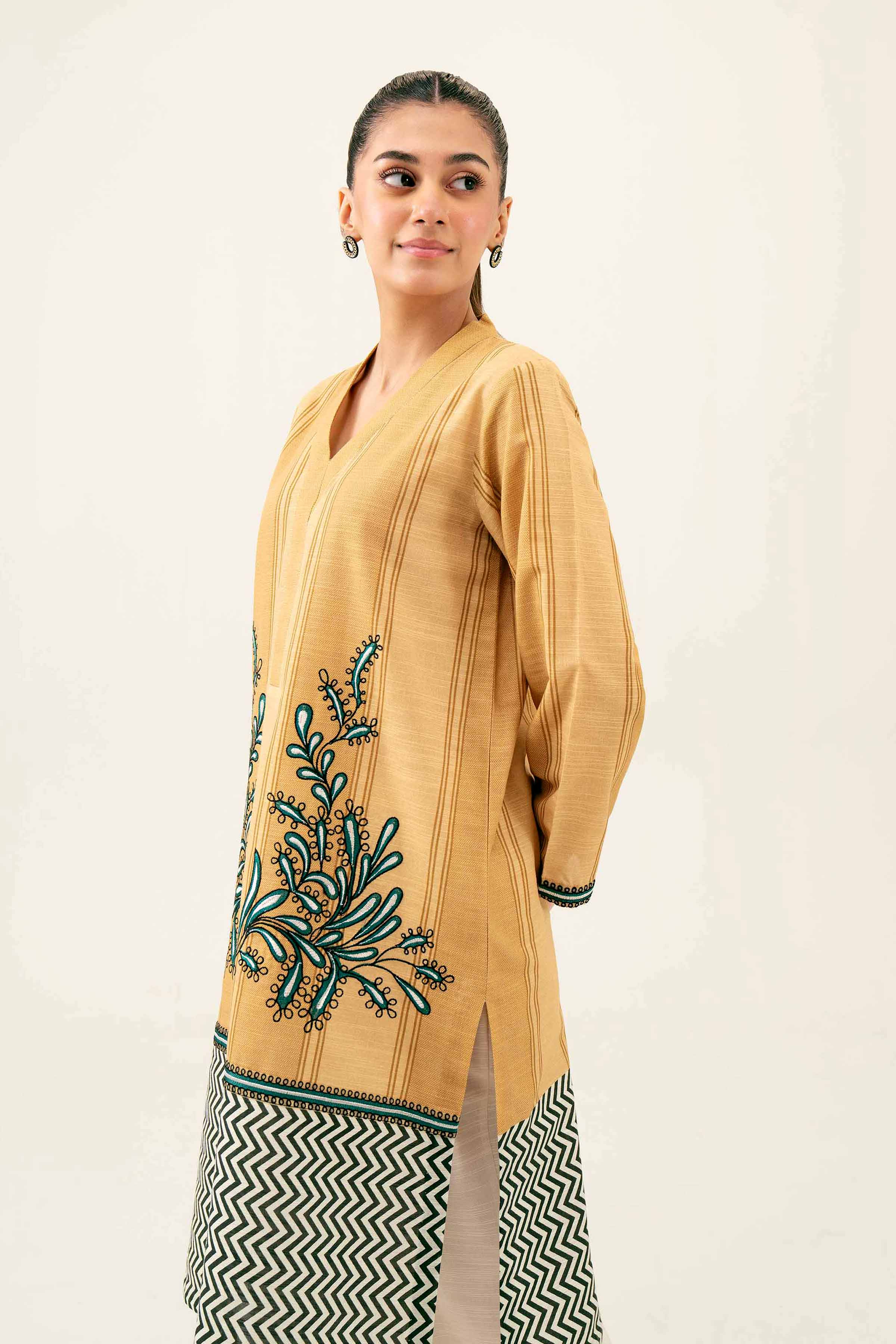 Printed Embroidered Shirt - PW24-119 - Image 2