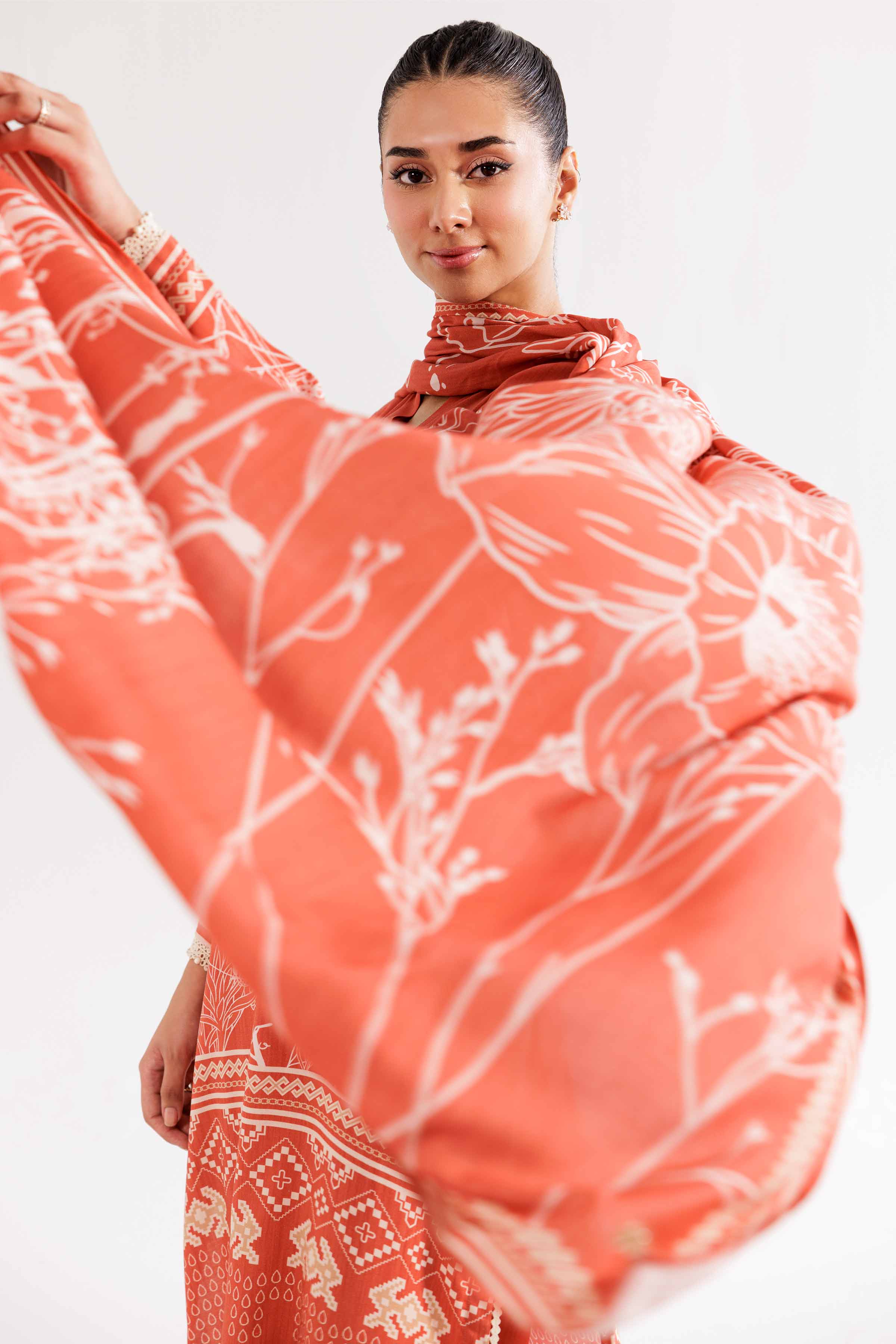 3 Piece - Printed Suit - PW24-139 - Image 4