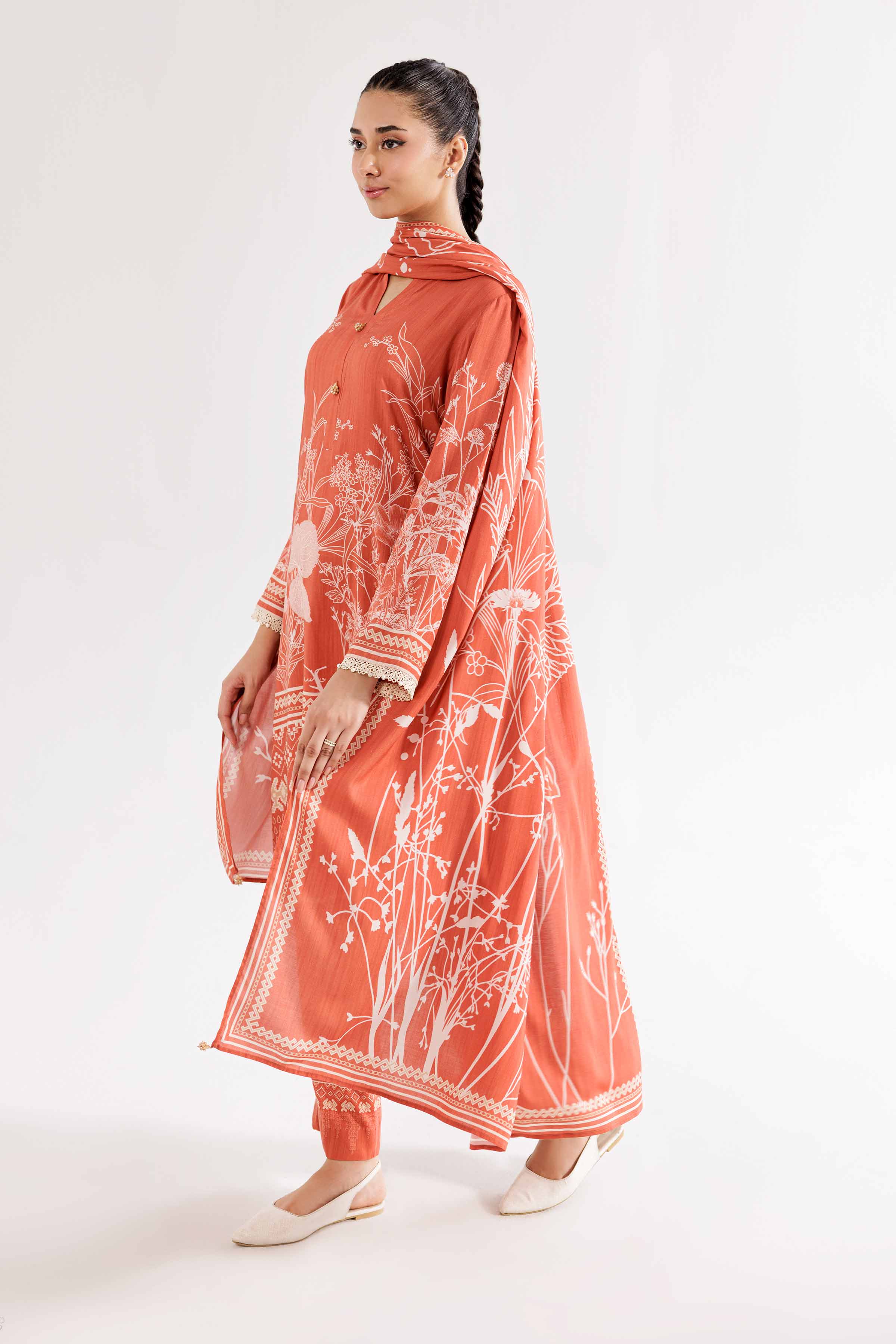 3 Piece - Printed Suit - PW24-139 - Image 6