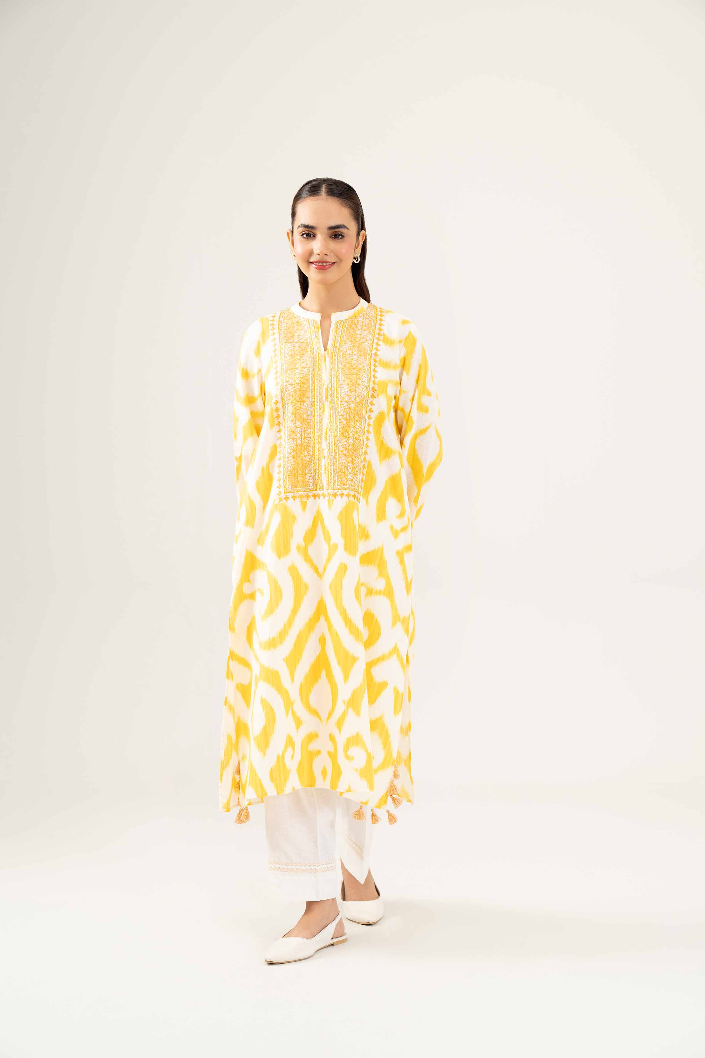 Printed Embroidered Shirt - PW24-167 - Image 4