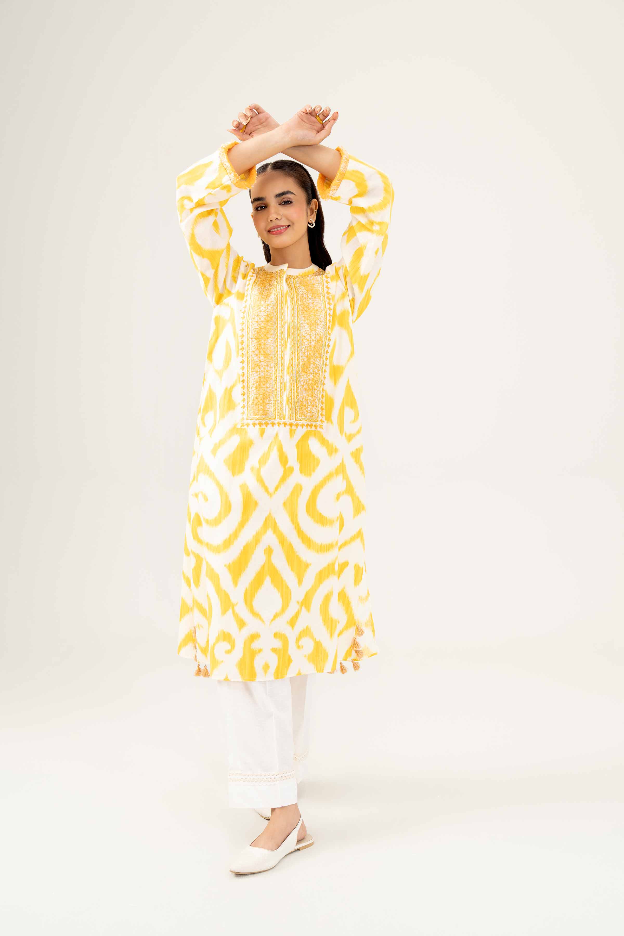 Printed Embroidered Shirt - PW24-167 - Image 5