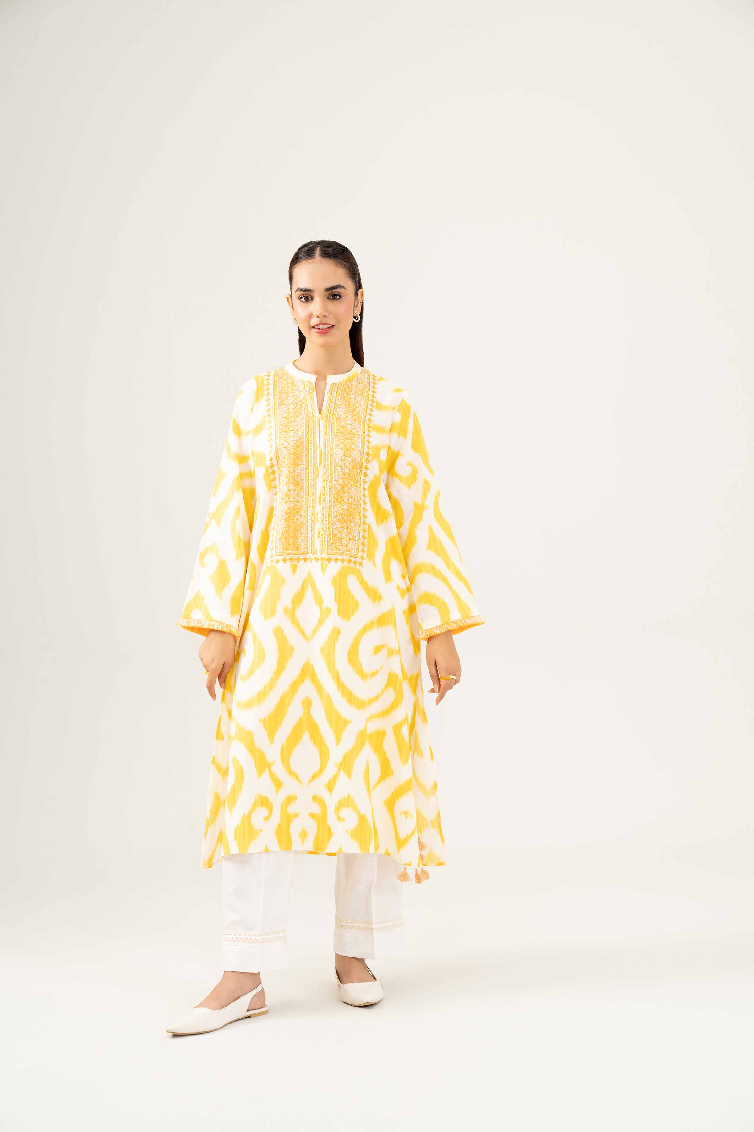 Printed Embroidered Shirt - PW24-167 - Image 6