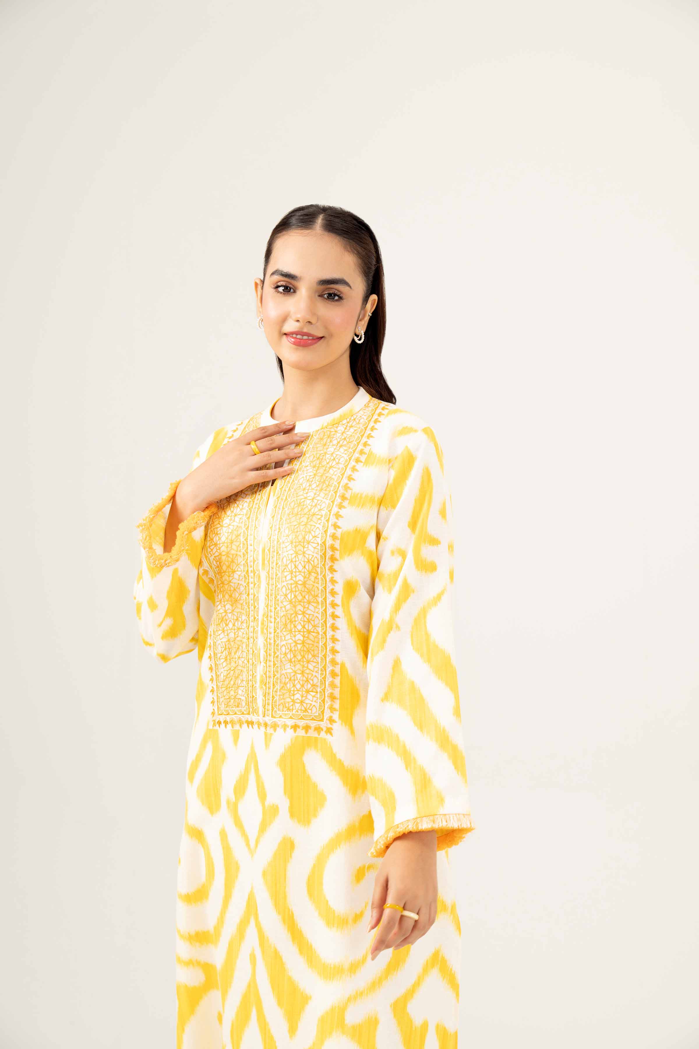 Printed Embroidered Shirt - PW24-167 - Image 7
