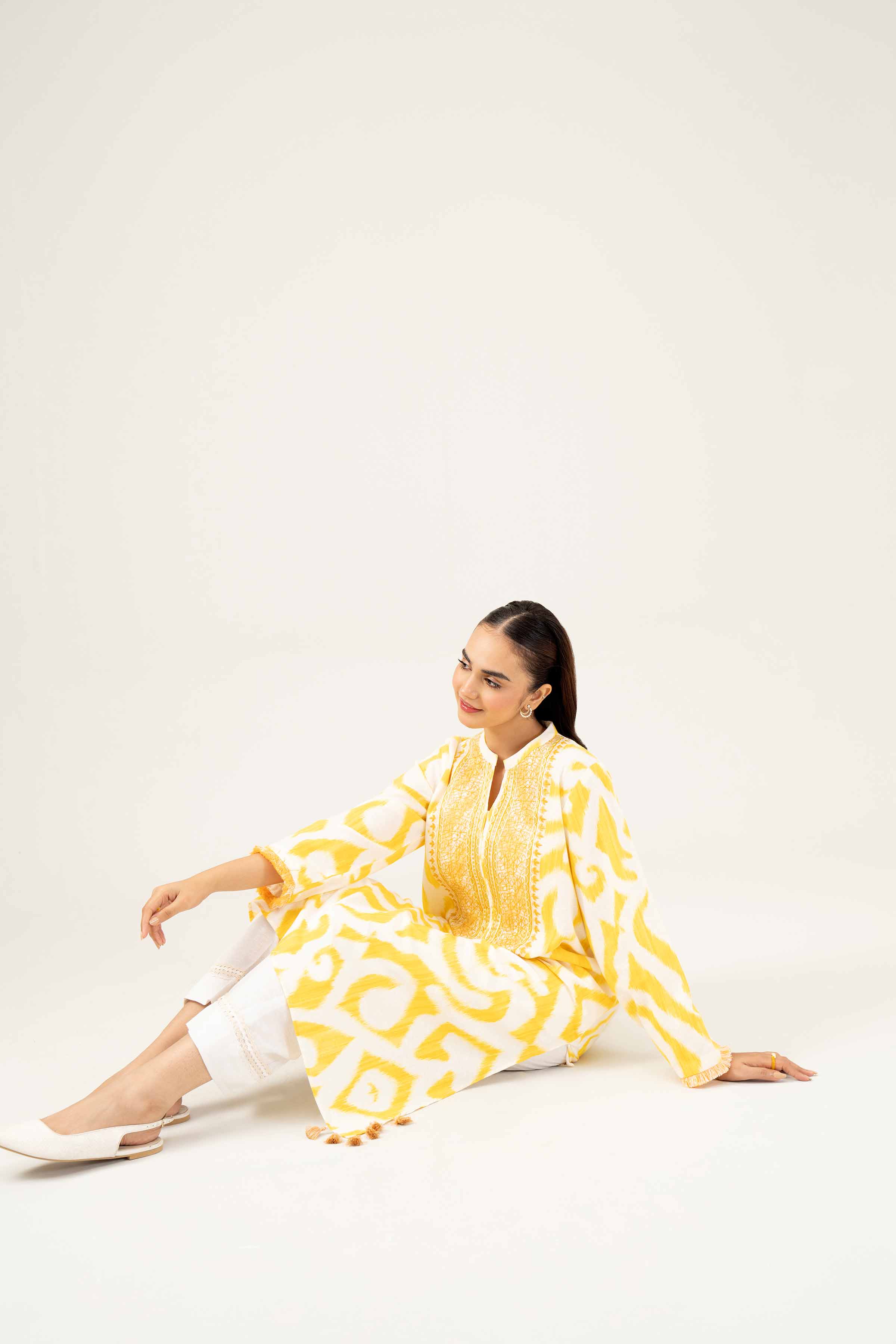 Printed Embroidered Shirt - PW24-167 - Image 8