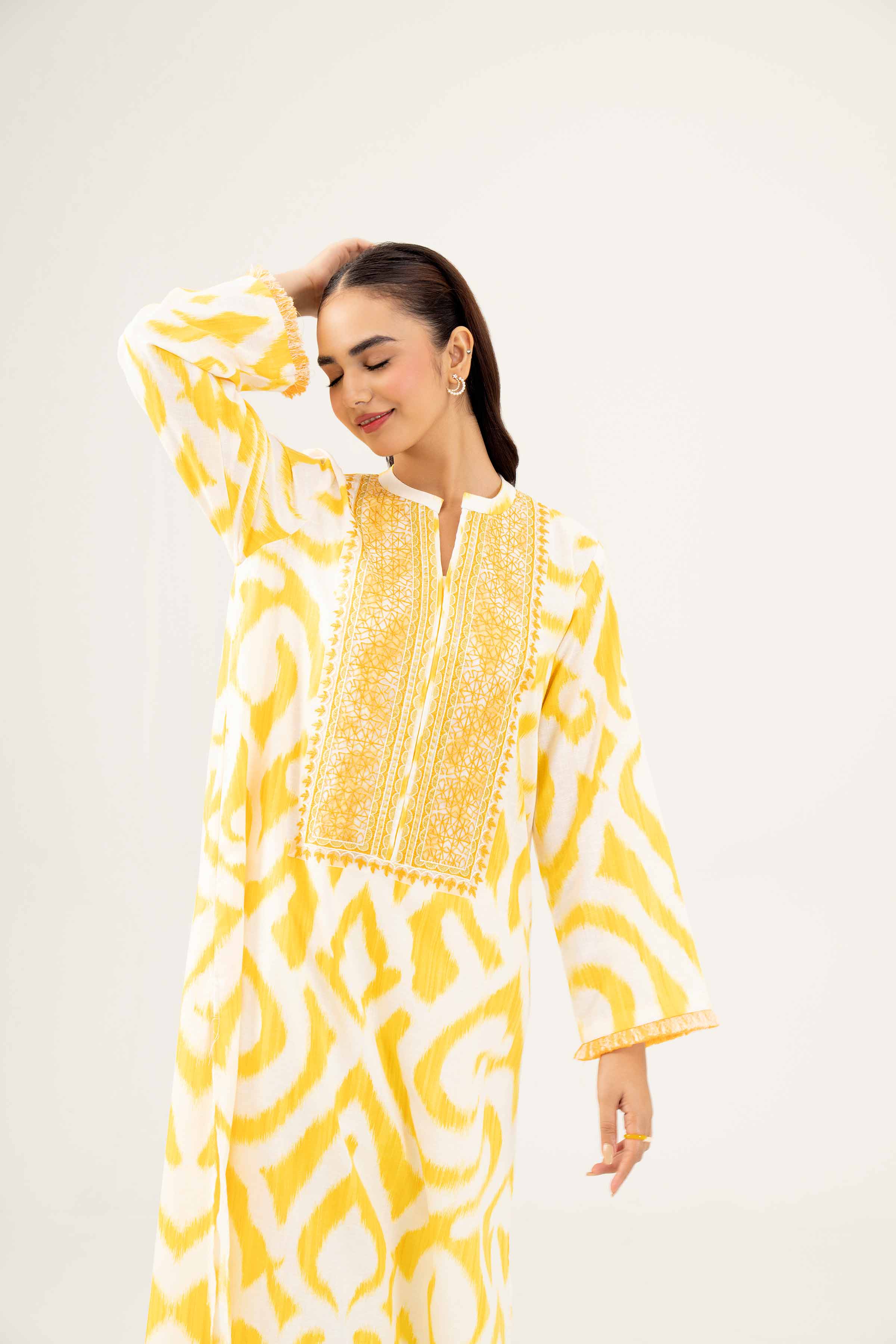 Printed Embroidered Shirt - PW24-167 - Image 9