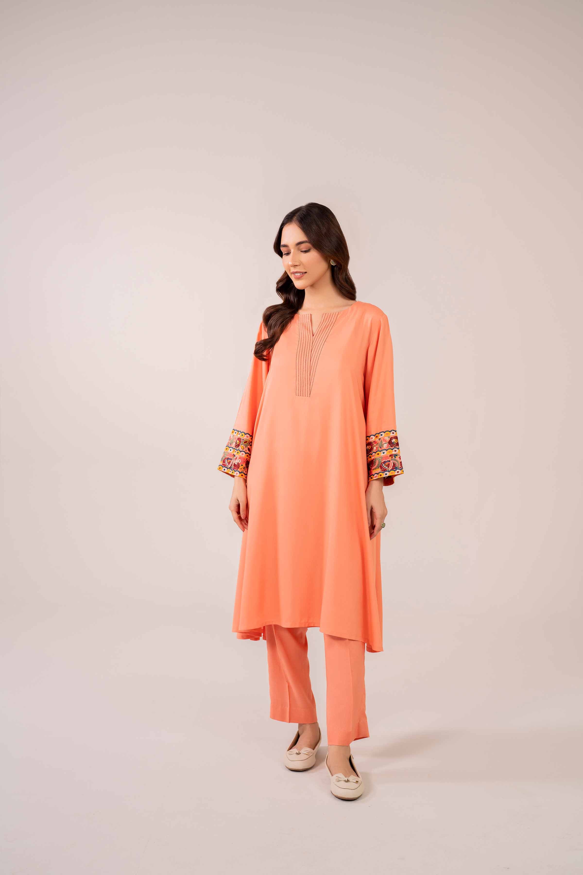 2 Piece - Embroidered Suit - PW24-176 - Image 4