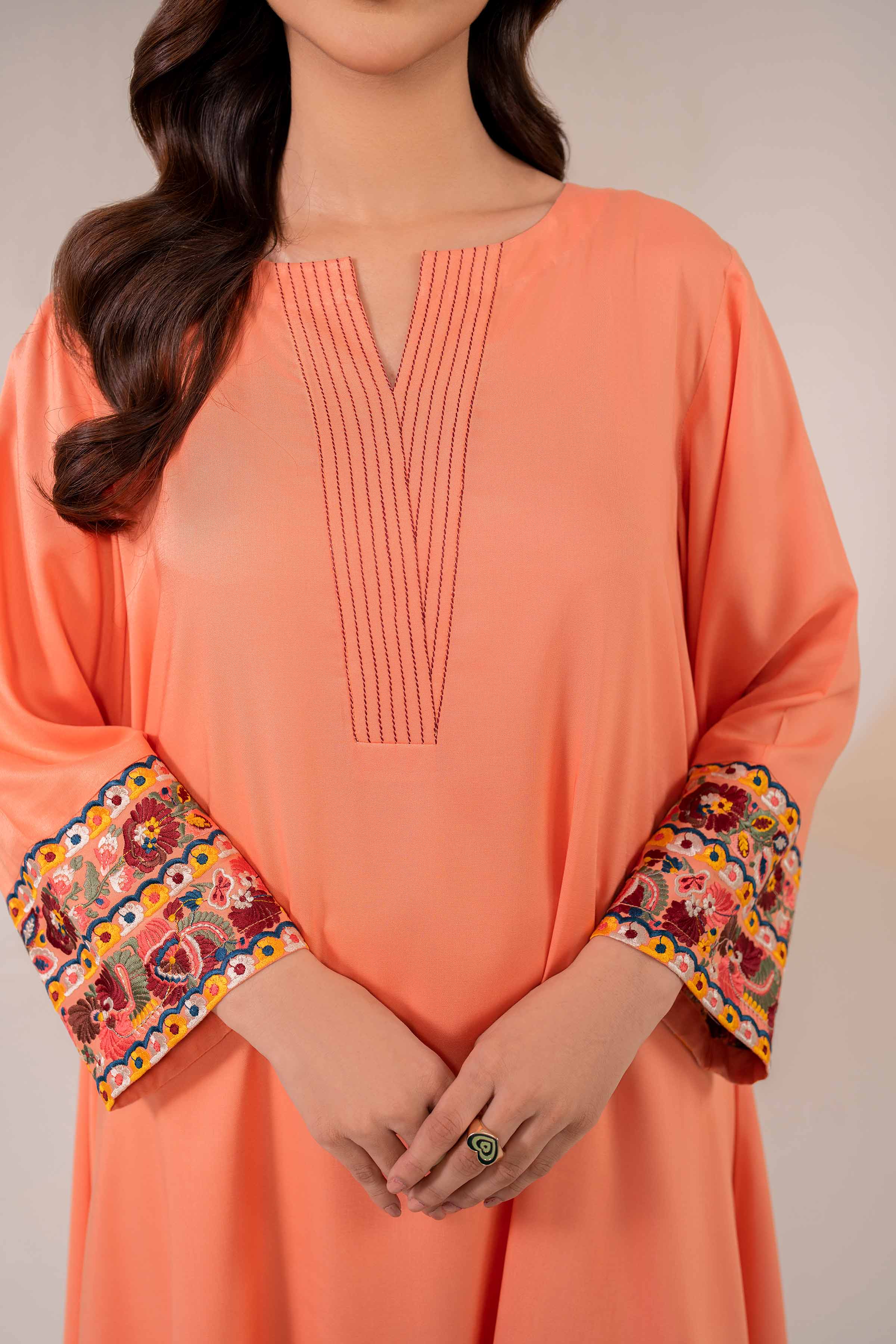 2 Piece - Embroidered Suit - PW24-176 - Image 6