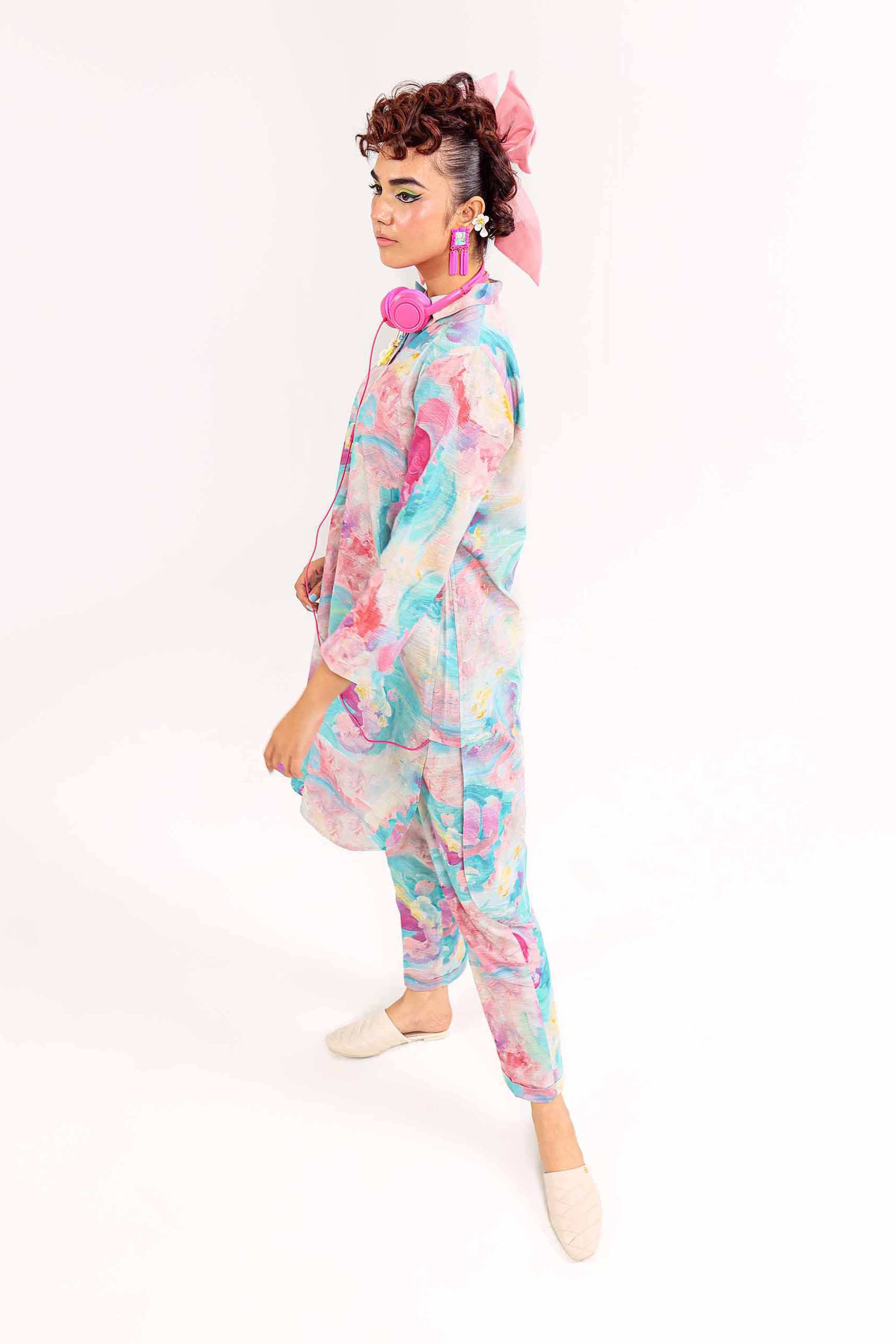 2 Piece - Printed Suit - PW24-18 - Image 3
