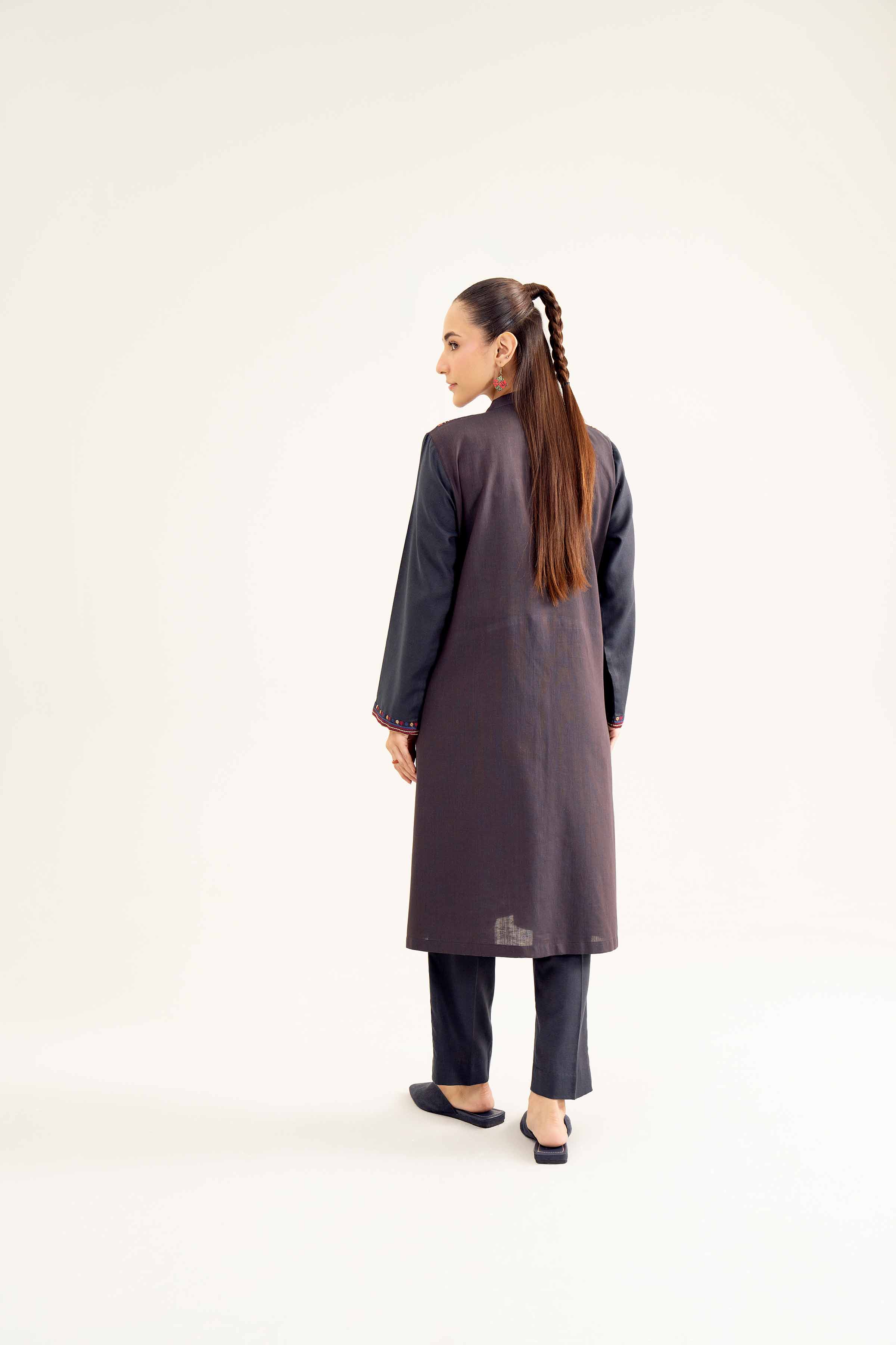 2 Piece - Embroidered Suit - PW24-20 - Image 3