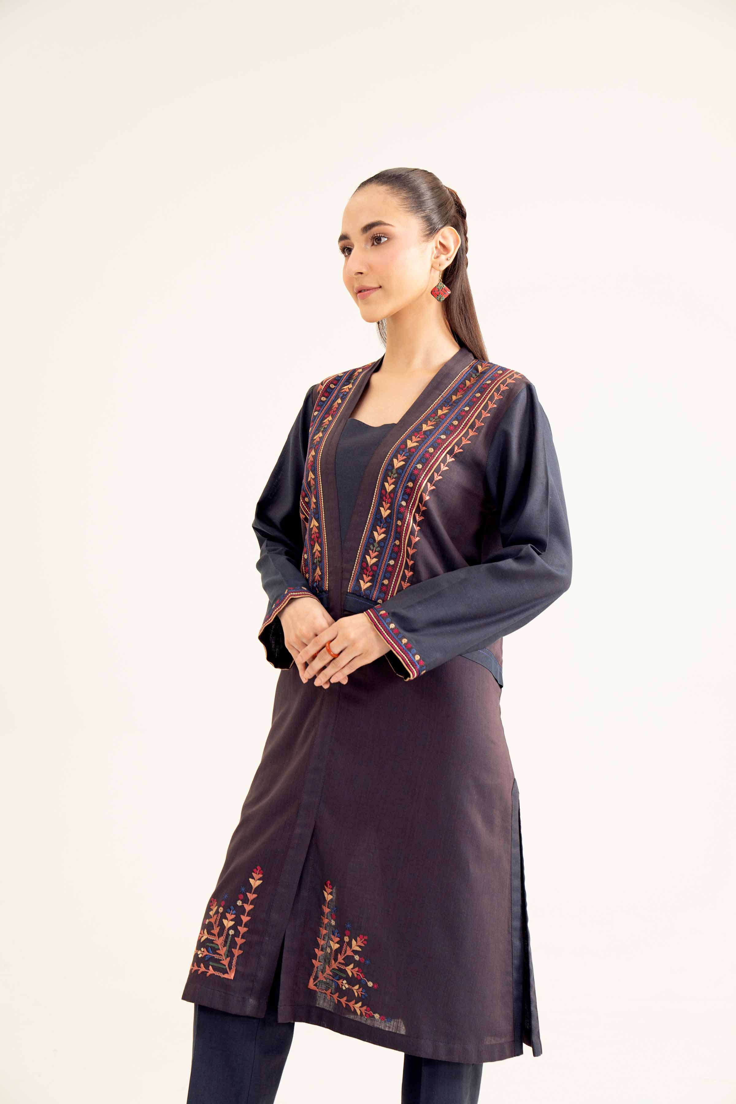 2 Piece - Embroidered Suit - PW24-20 - Image 7