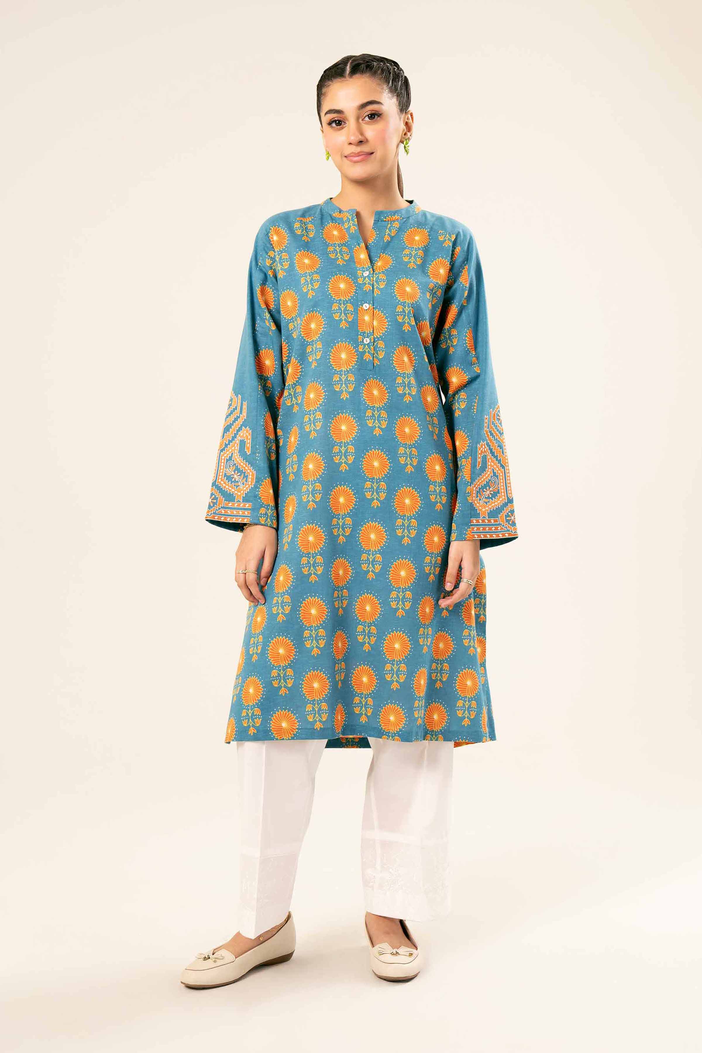 Printed Embroidered Shirt - PW24-217 - Image 2