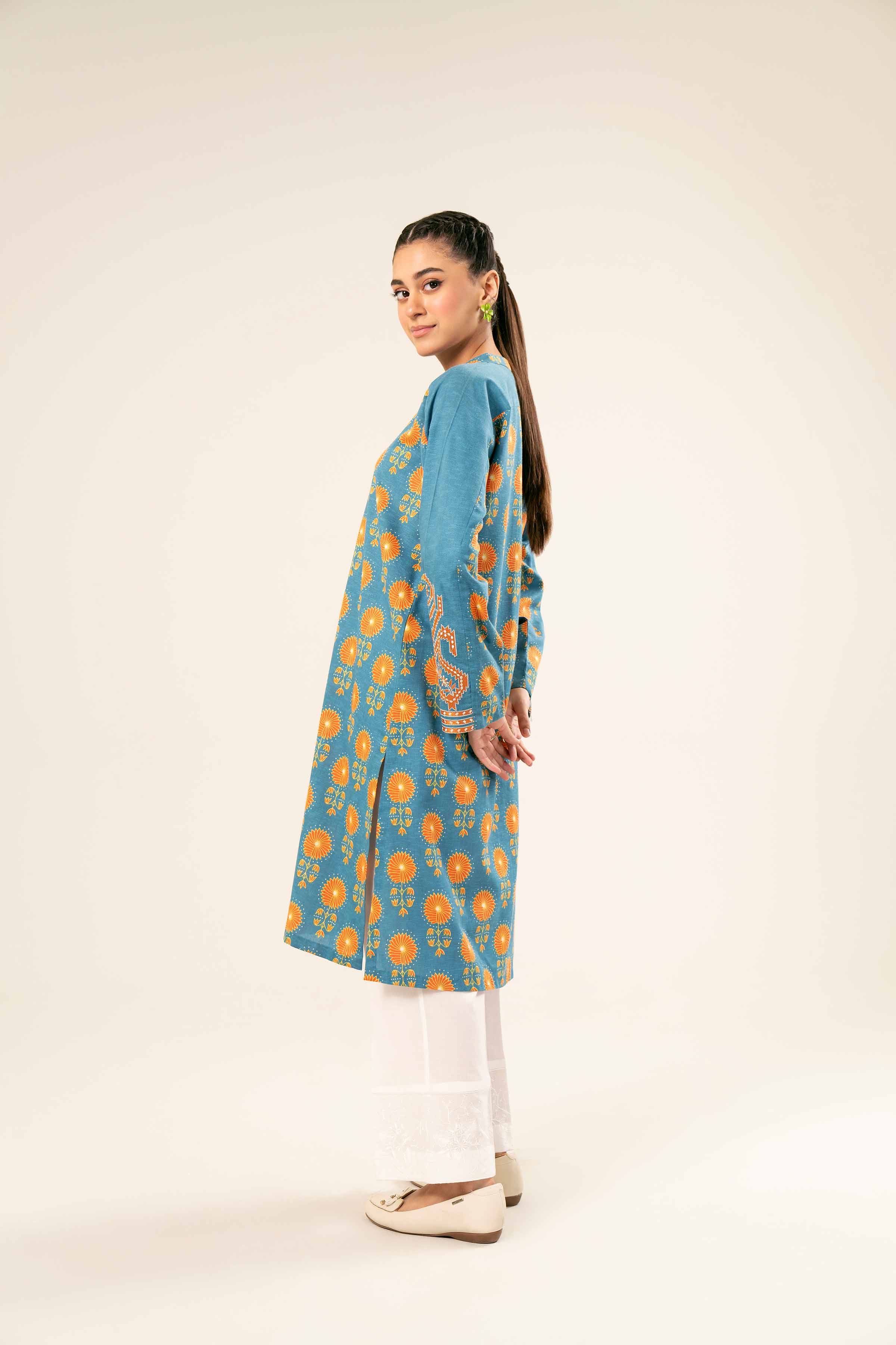 Printed Embroidered Shirt - PW24-217 - Image 4