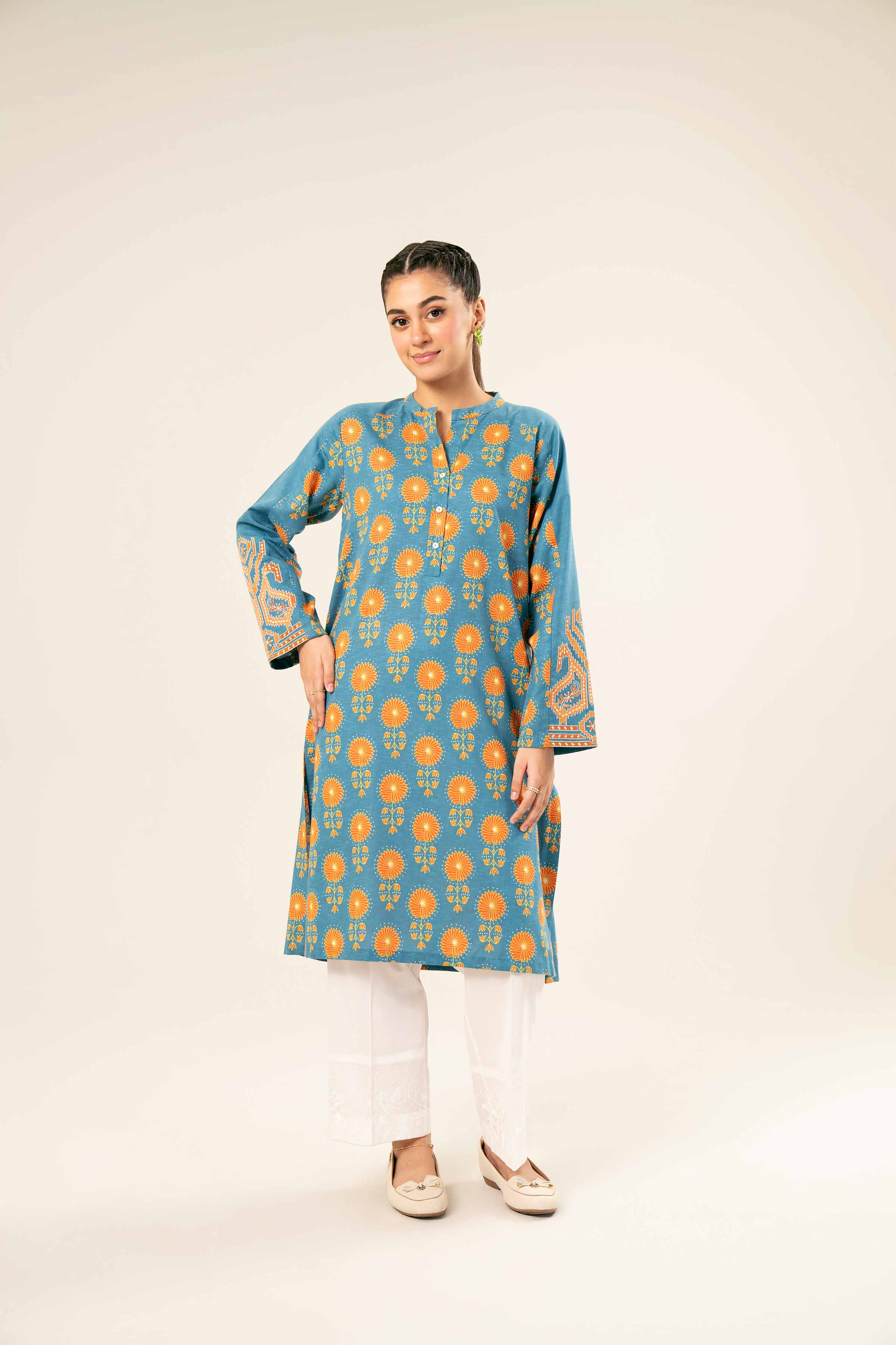 Printed Embroidered Shirt - PW24-217 - Image 5