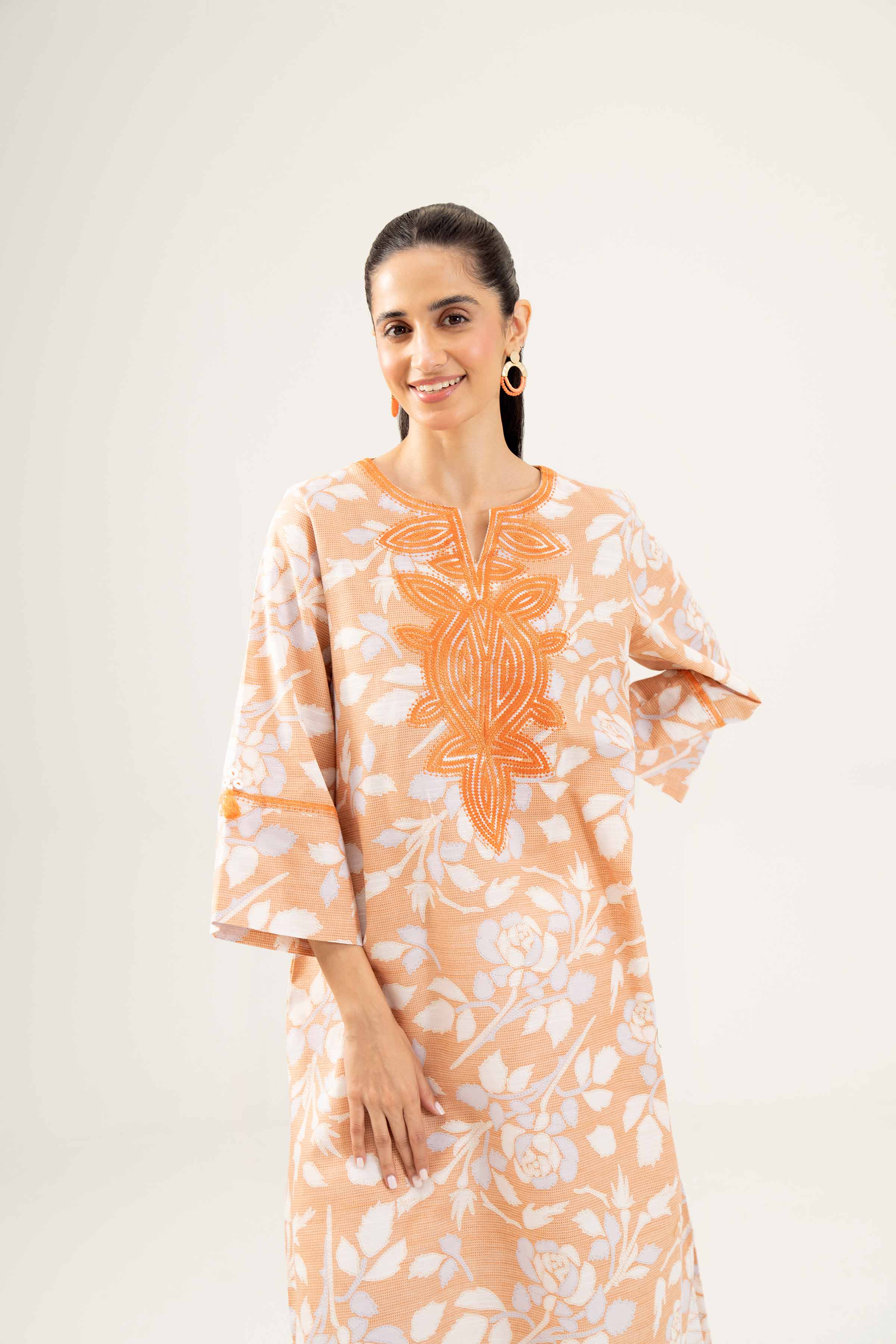Printed Embroidered Shirt - PW24-220 - Image 9