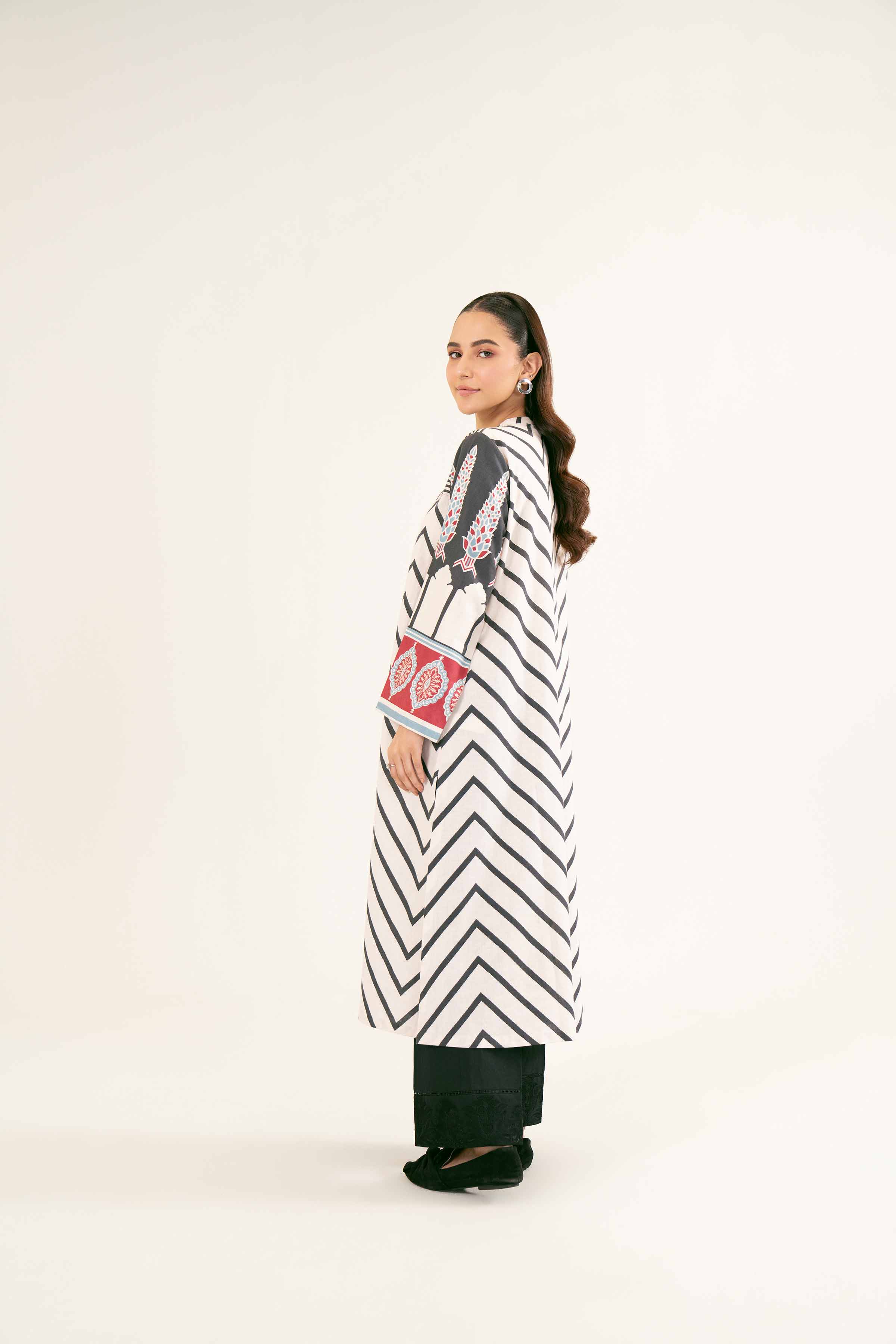 Printed Embroidered Shirt - PW24-223 - Image 3