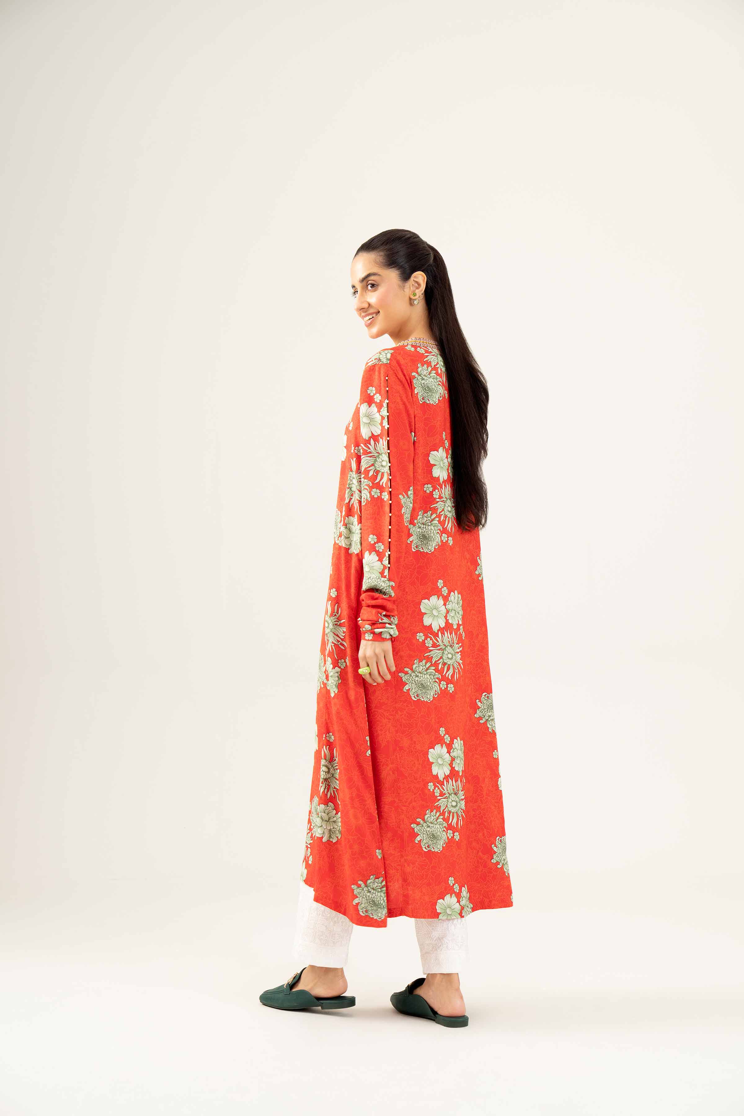 Printed Embroidered Shirt - PW24-234 - Image 3