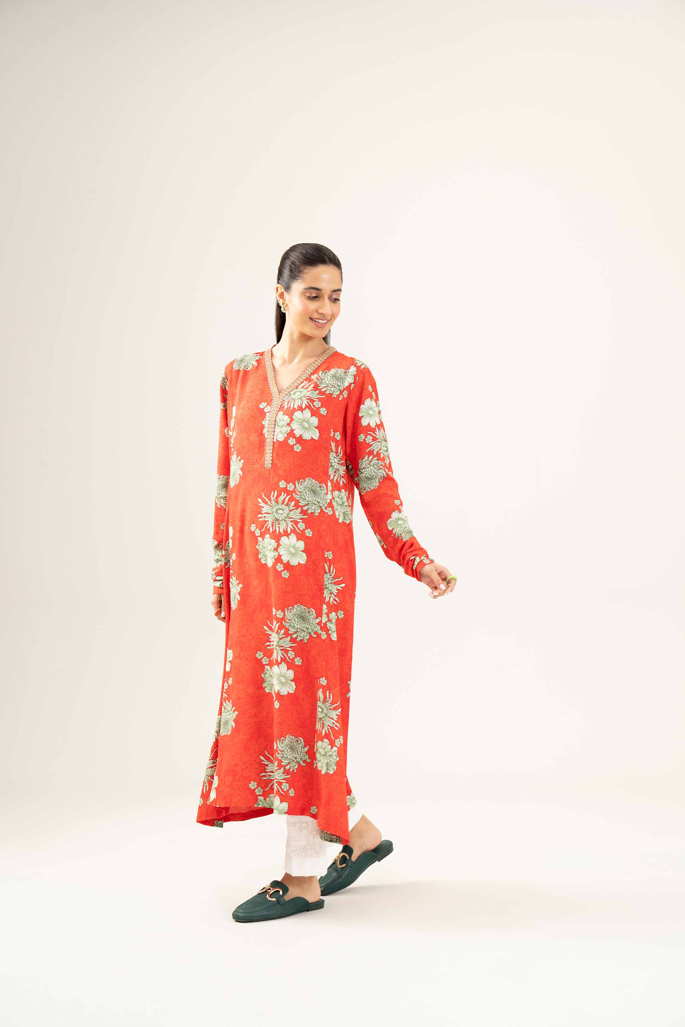 Printed Embroidered Shirt - PW24-234 - Image 4