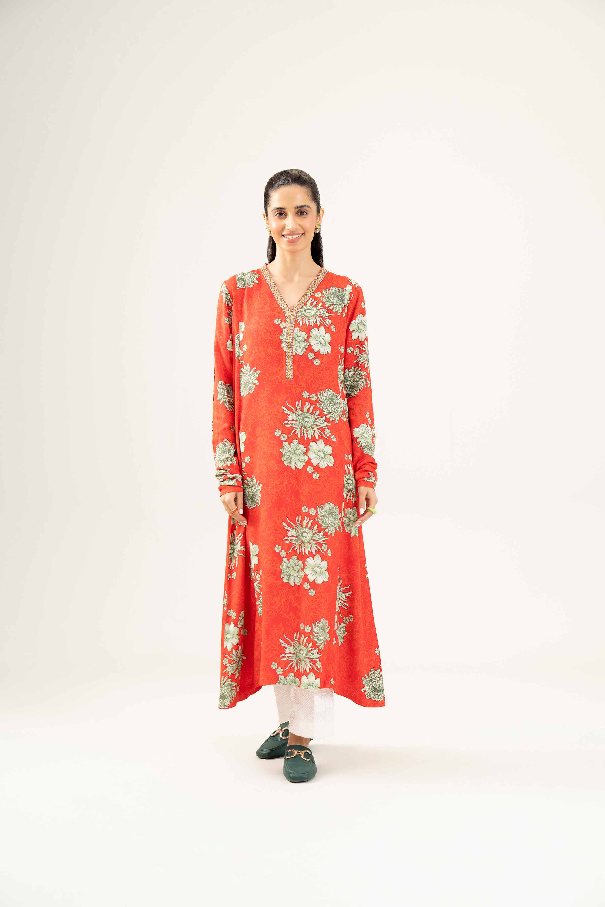 Printed Embroidered Shirt - PW24-234 - Image 5