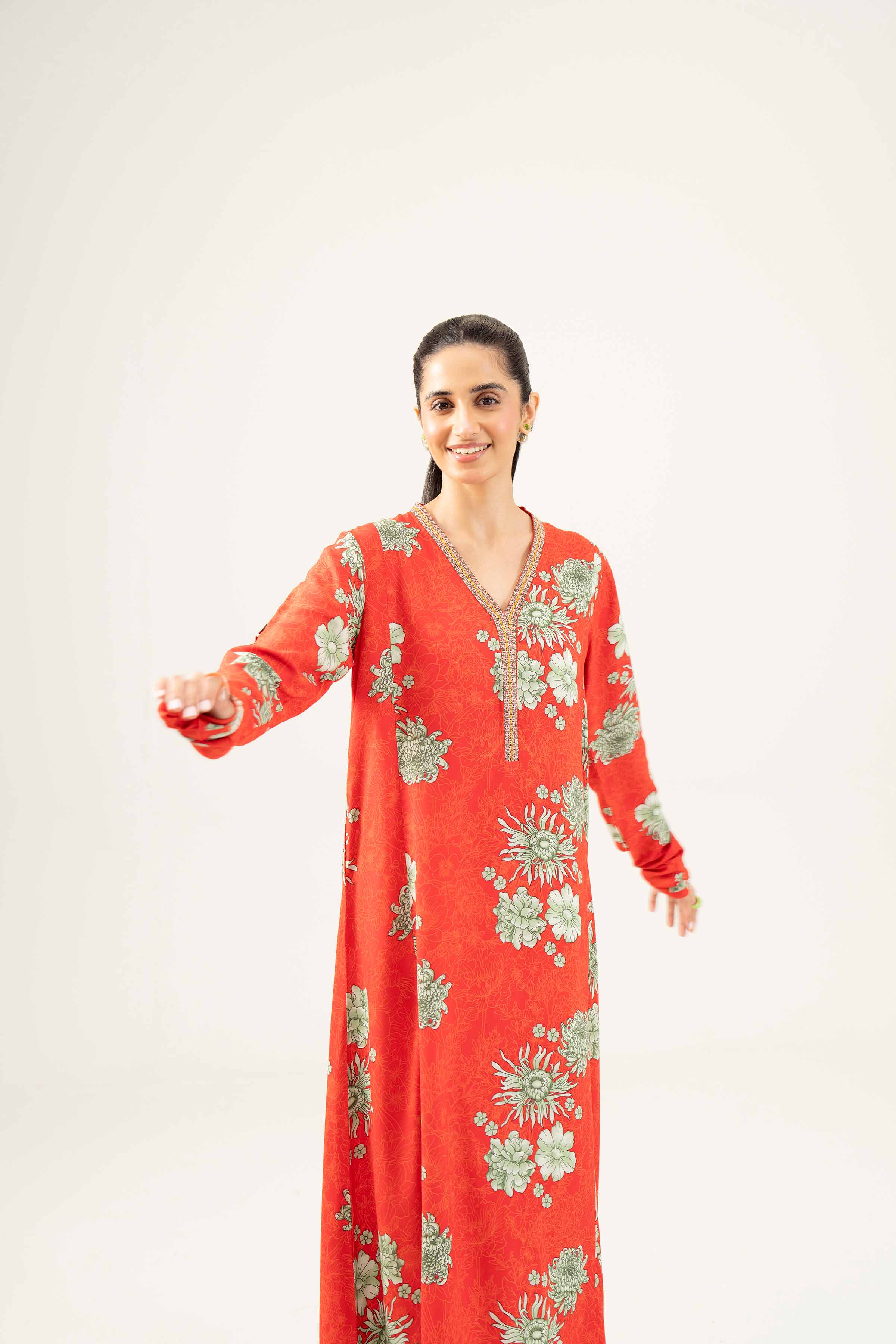 Printed Embroidered Shirt - PW24-234 - Image 7