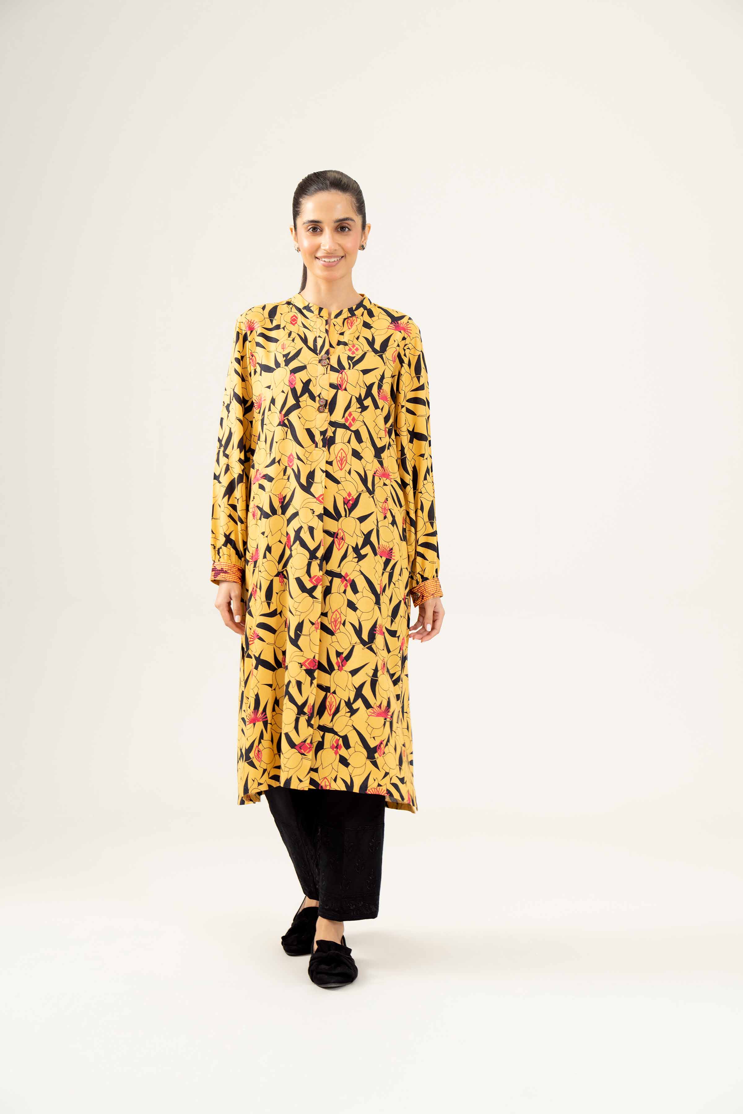 Printed Embroidered Shirt - PW24-244 - Image 4