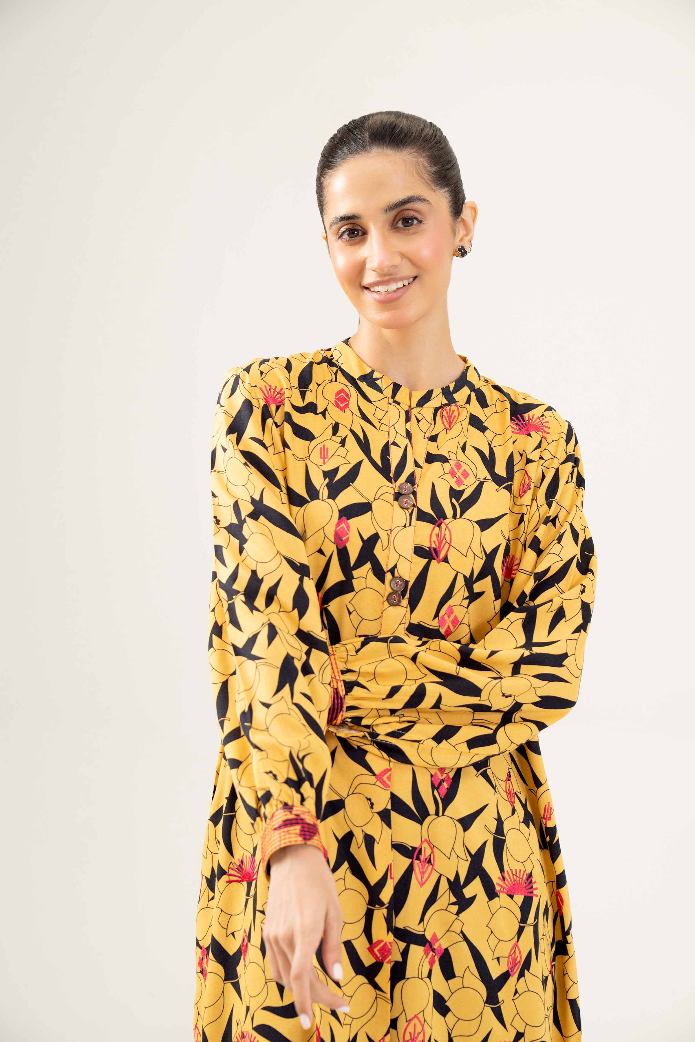 Printed Embroidered Shirt - PW24-244 - Image 5