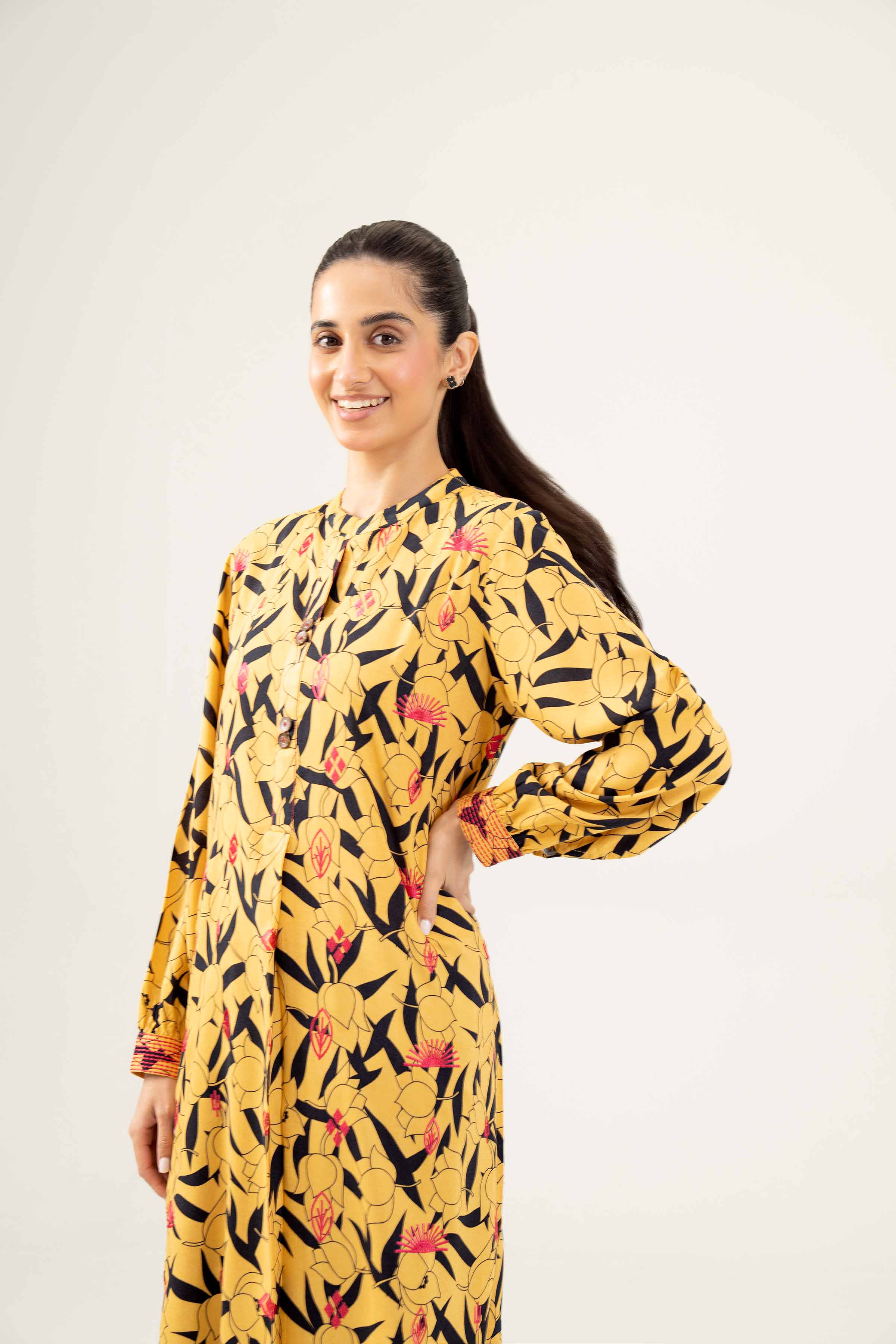 Printed Embroidered Shirt - PW24-244 - Image 7