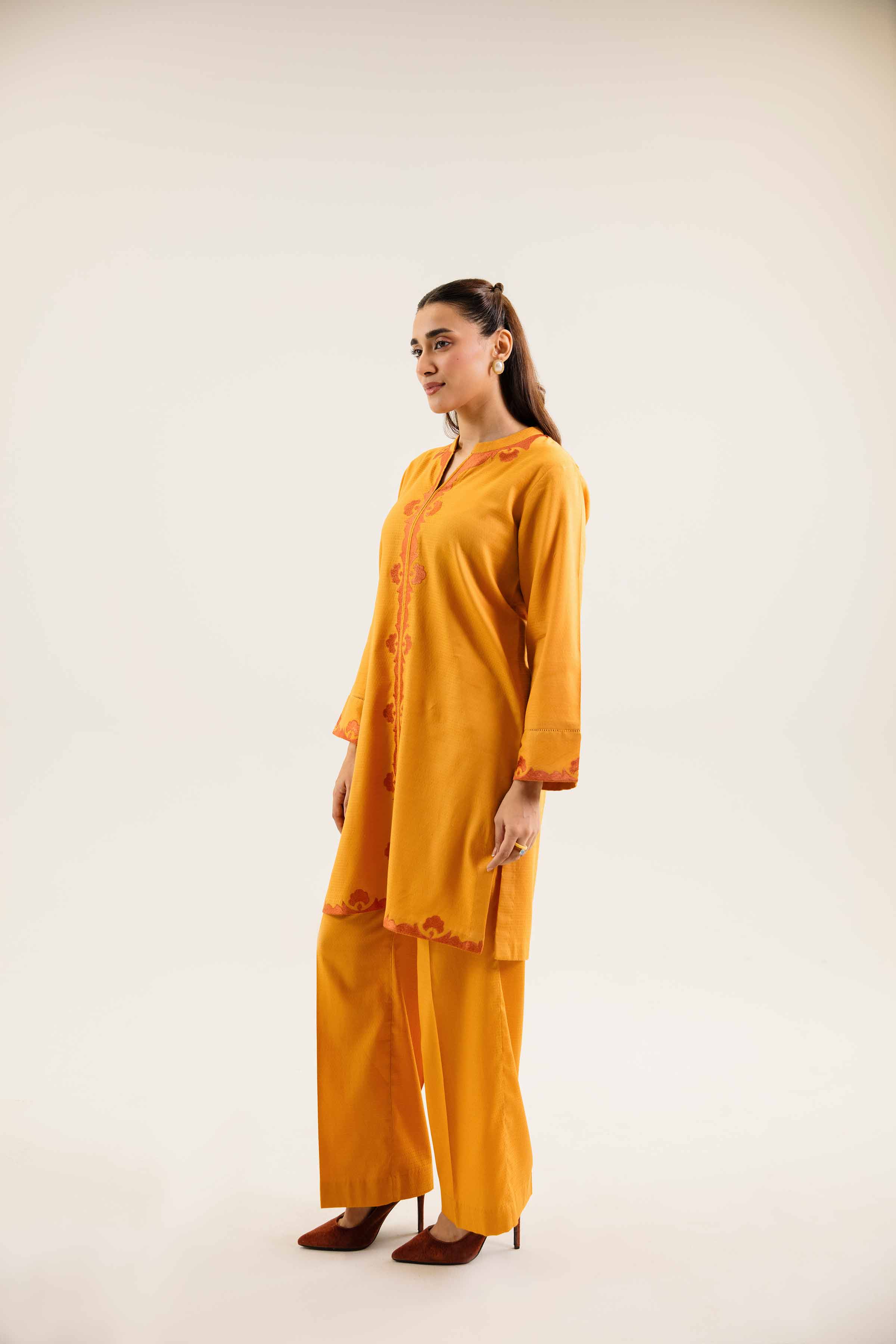 2 Piece - Embroidered Suit - PW24-255 - Image 7