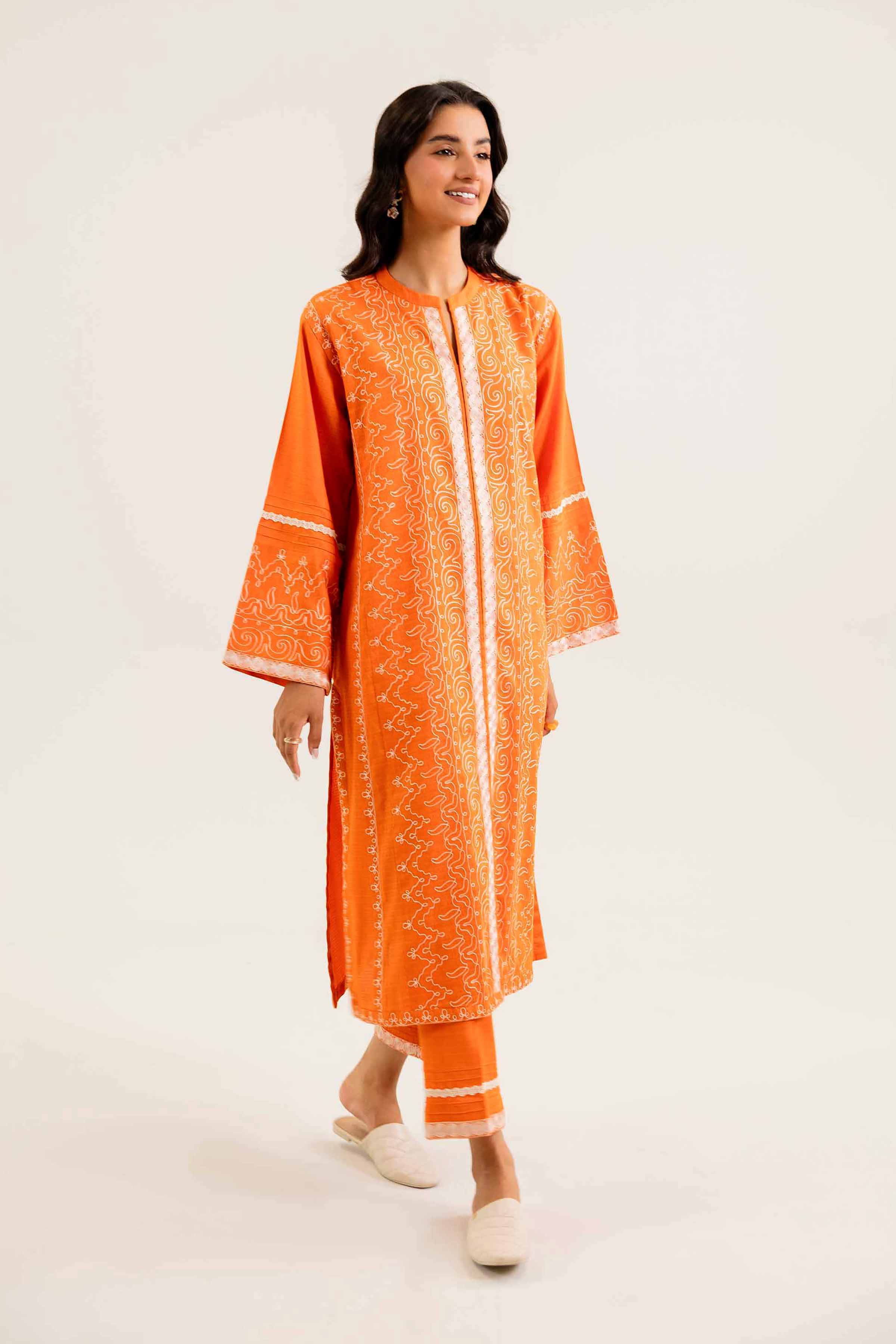 2 Piece - Embroidered Suit - PW24-261 - Image 2
