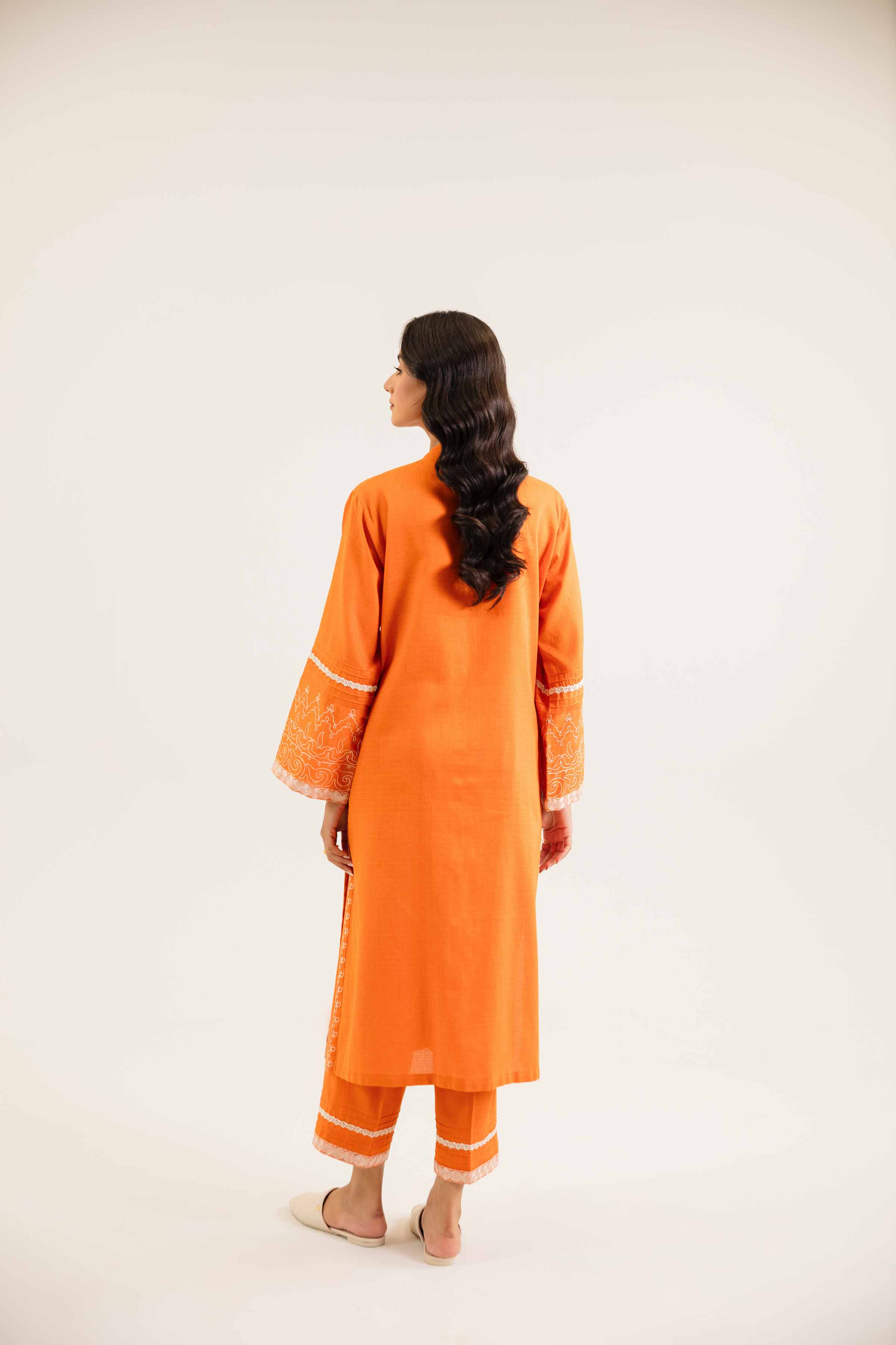 2 Piece - Embroidered Suit - PW24-261 - Image 3