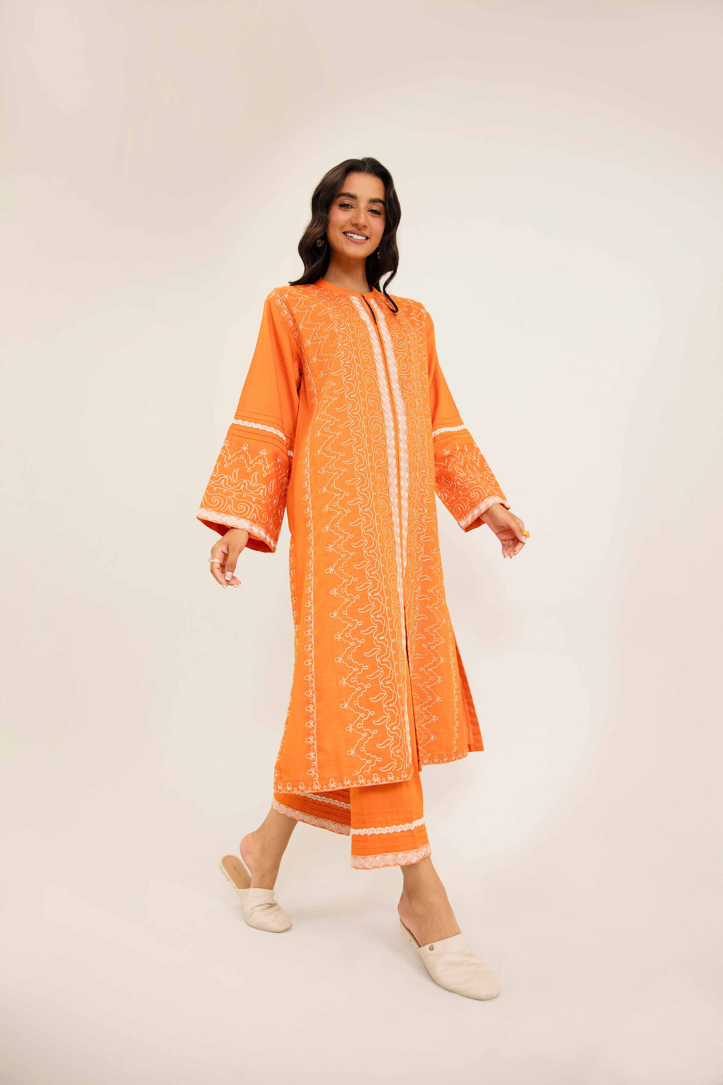 2 Piece - Embroidered Suit - PW24-261 - Image 4