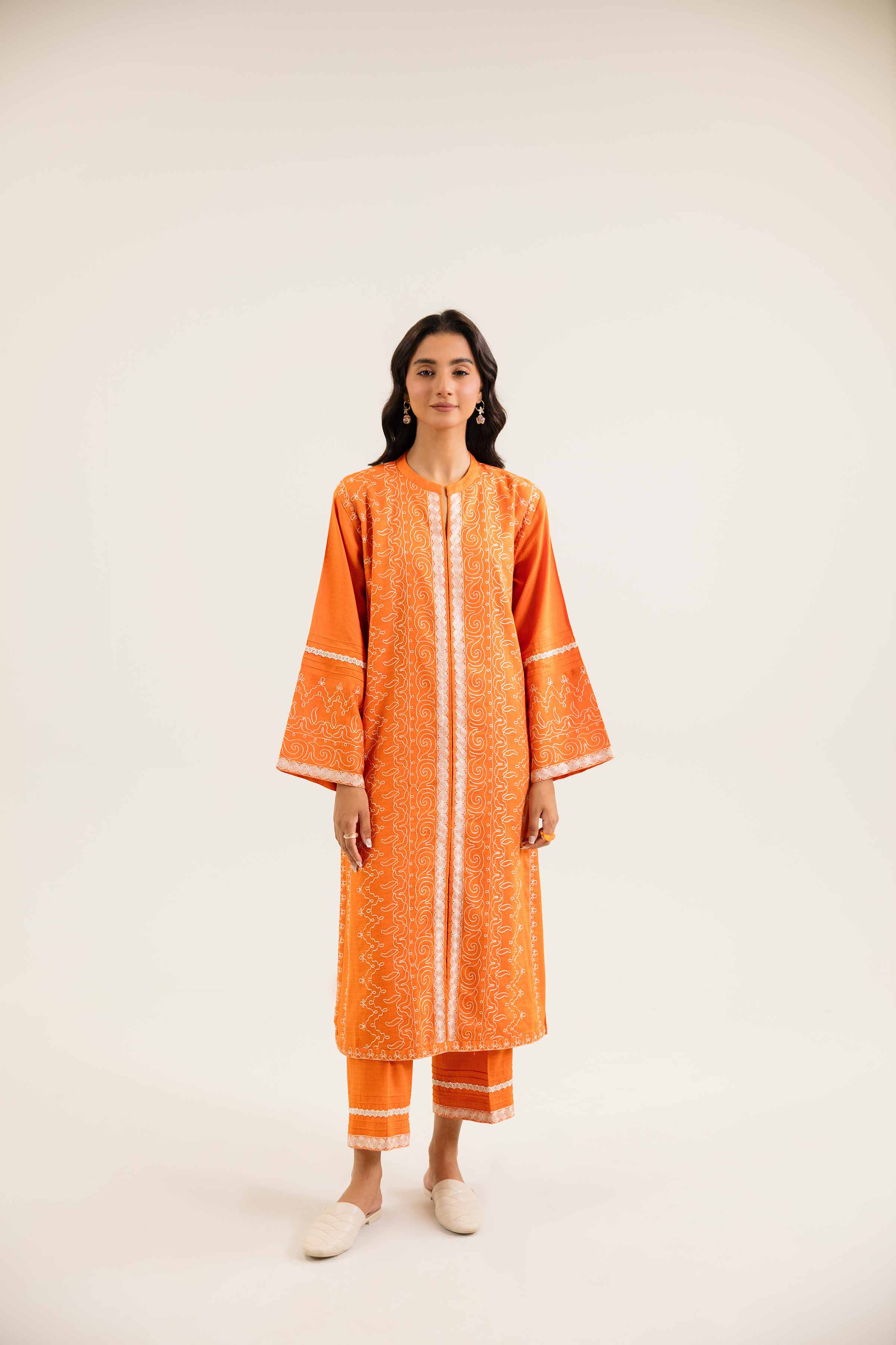2 Piece - Embroidered Suit - PW24-261 - Image 5