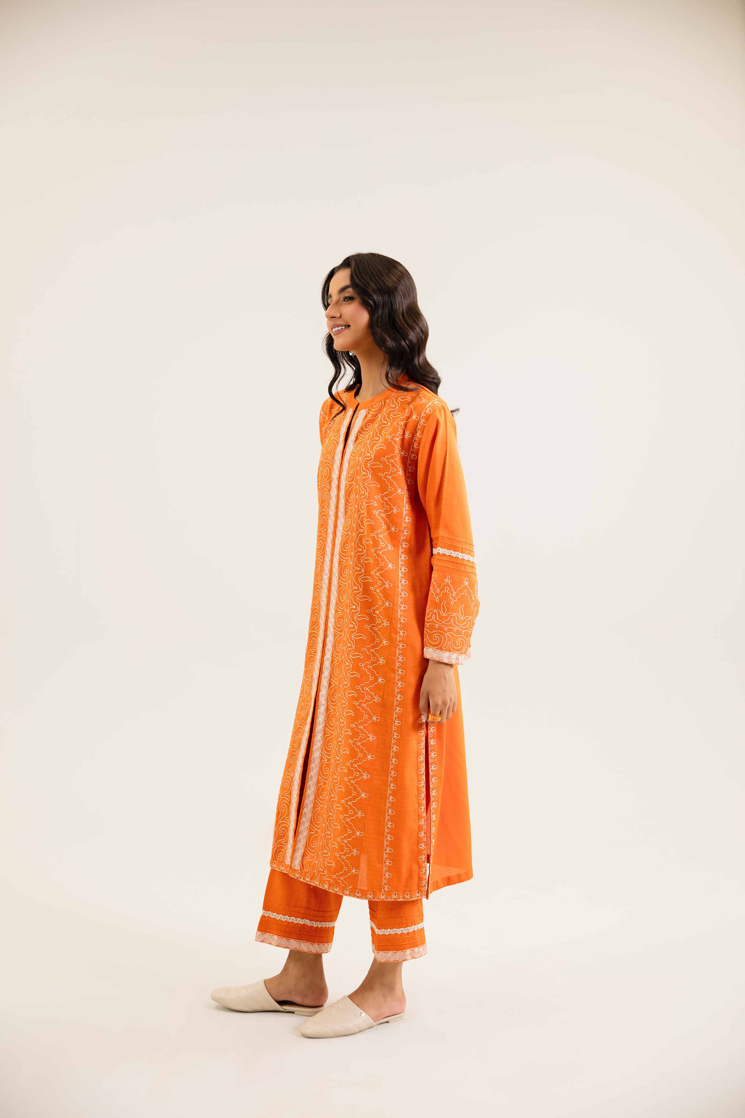 2 Piece - Embroidered Suit - PW24-261 - Image 6